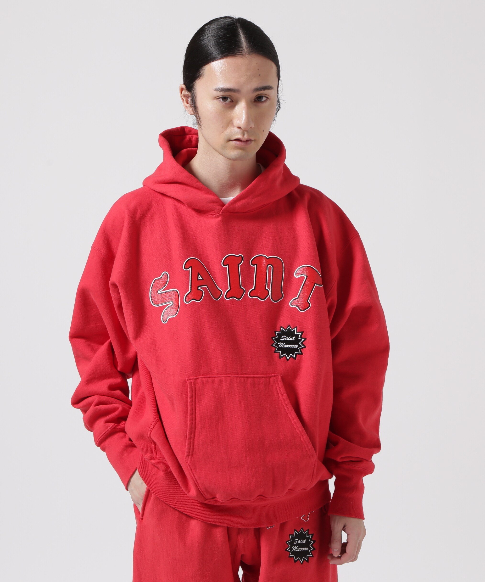 saint michael 赤　パーカー　XL 楽天市場】ROYAL FLASH SAINT MICHAEL/セント マイケル/HOODIE