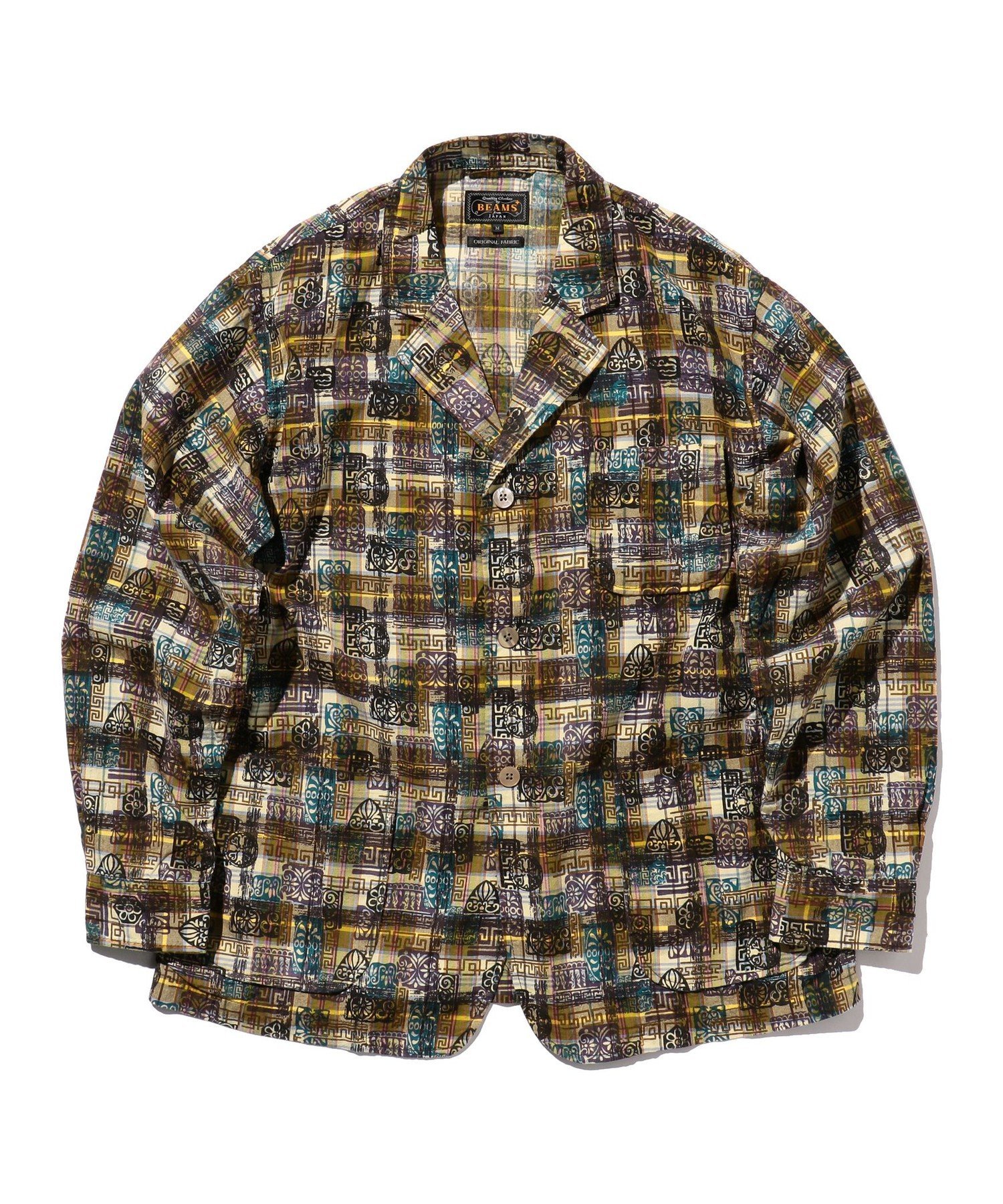 プレッピー　ジャケット　ブレザー　マドラスチェック　パッチワーク　S Southwick: CAMBRIDGE パッチワーク マドラスチェック 3B