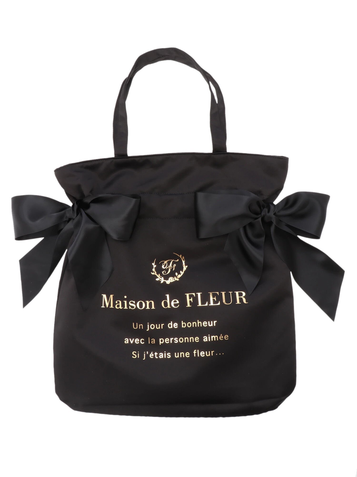 SALE／20%OFF】Maison de FLEUR ダブルリボントートバッグ メゾン ド