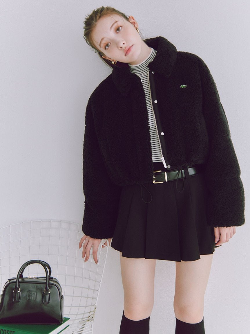 SALE／30%OFF】SNIDEL LACOSTE/クロップド中綿ジャケット スナイデル 