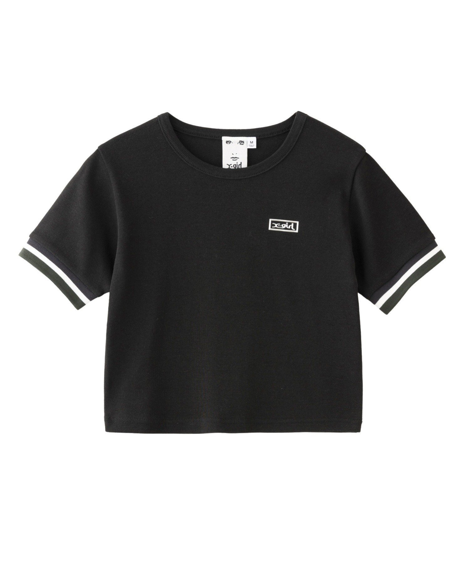 売れ筋商品|||X-girl エックスガール CAPSULE LOGO S/S BABY TEE 105251011009 カプセルロゴ半袖ベビーTシャツ レディース ショート丈 白 黒 XGIRL正規取扱店 楽天市場】エックスガール tシャツ X-girl CAPSULE LOGO S/S