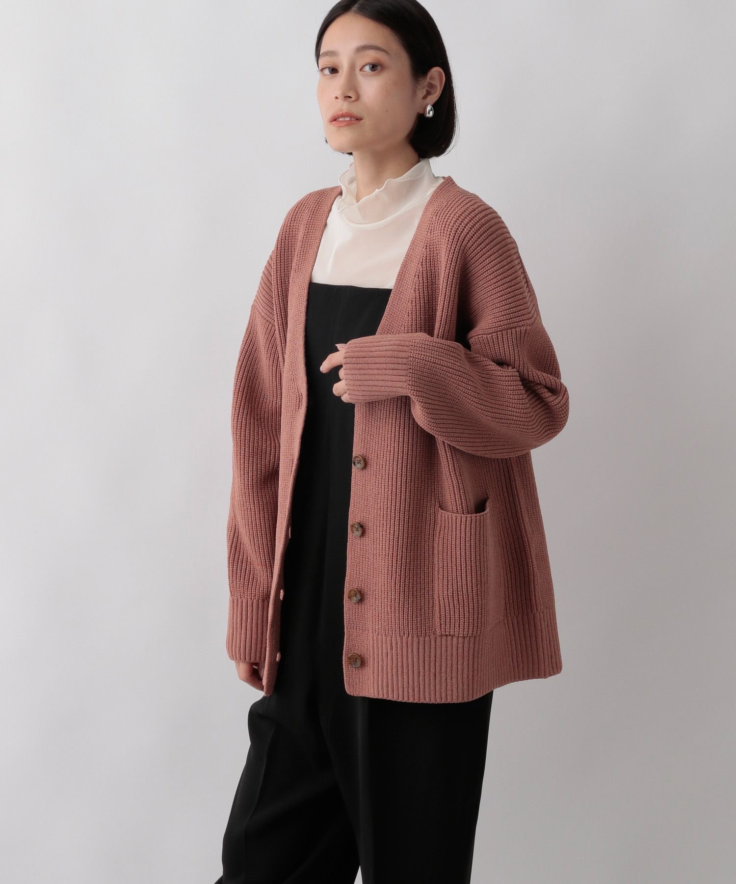 SALE／56%OFF】LOWRYS FARM 【機能性満載】スポンディッシュVカーデ