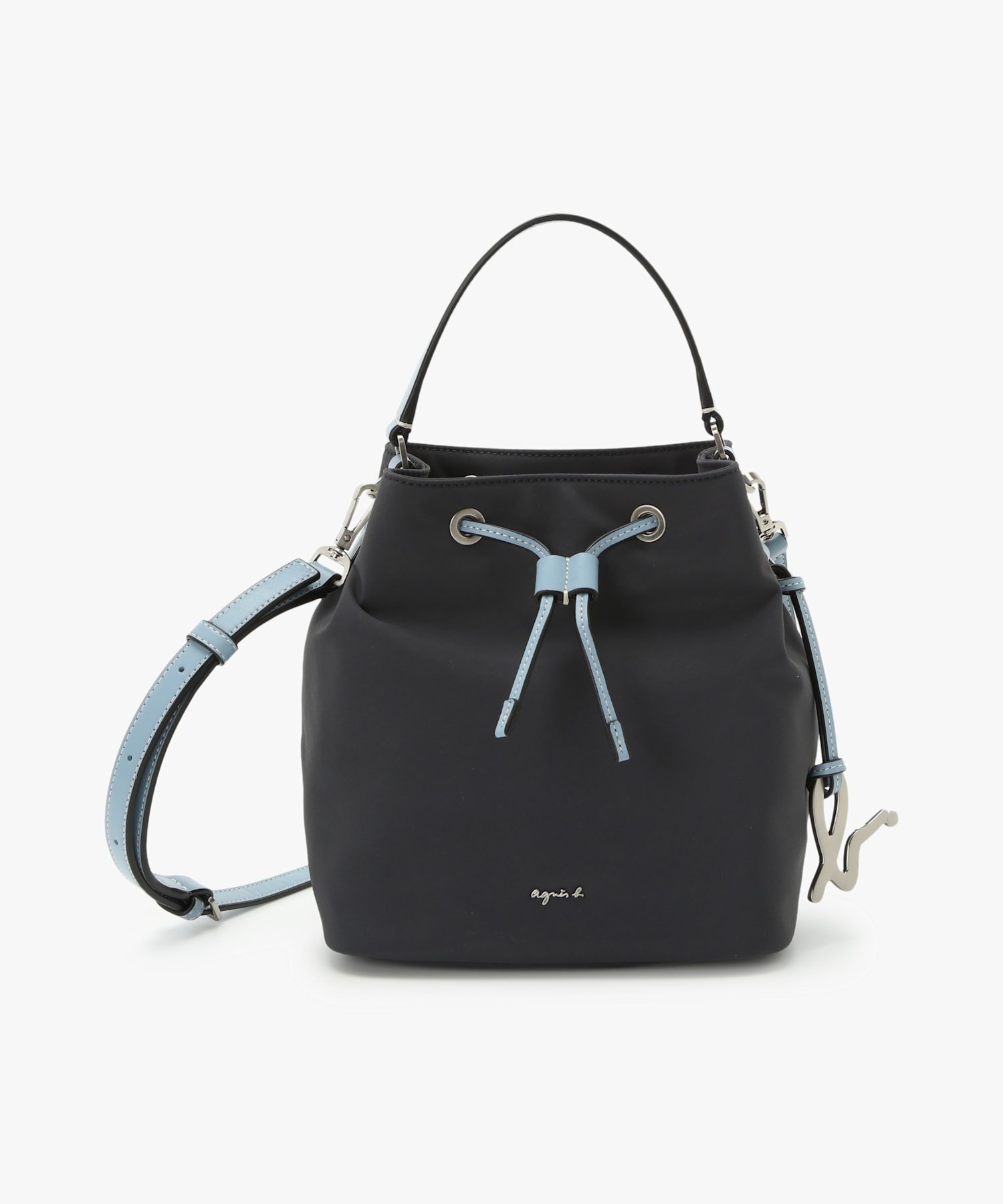 楽天市場】ナイロン 2way スモール トートバッグ ZAS10-07 agnes b