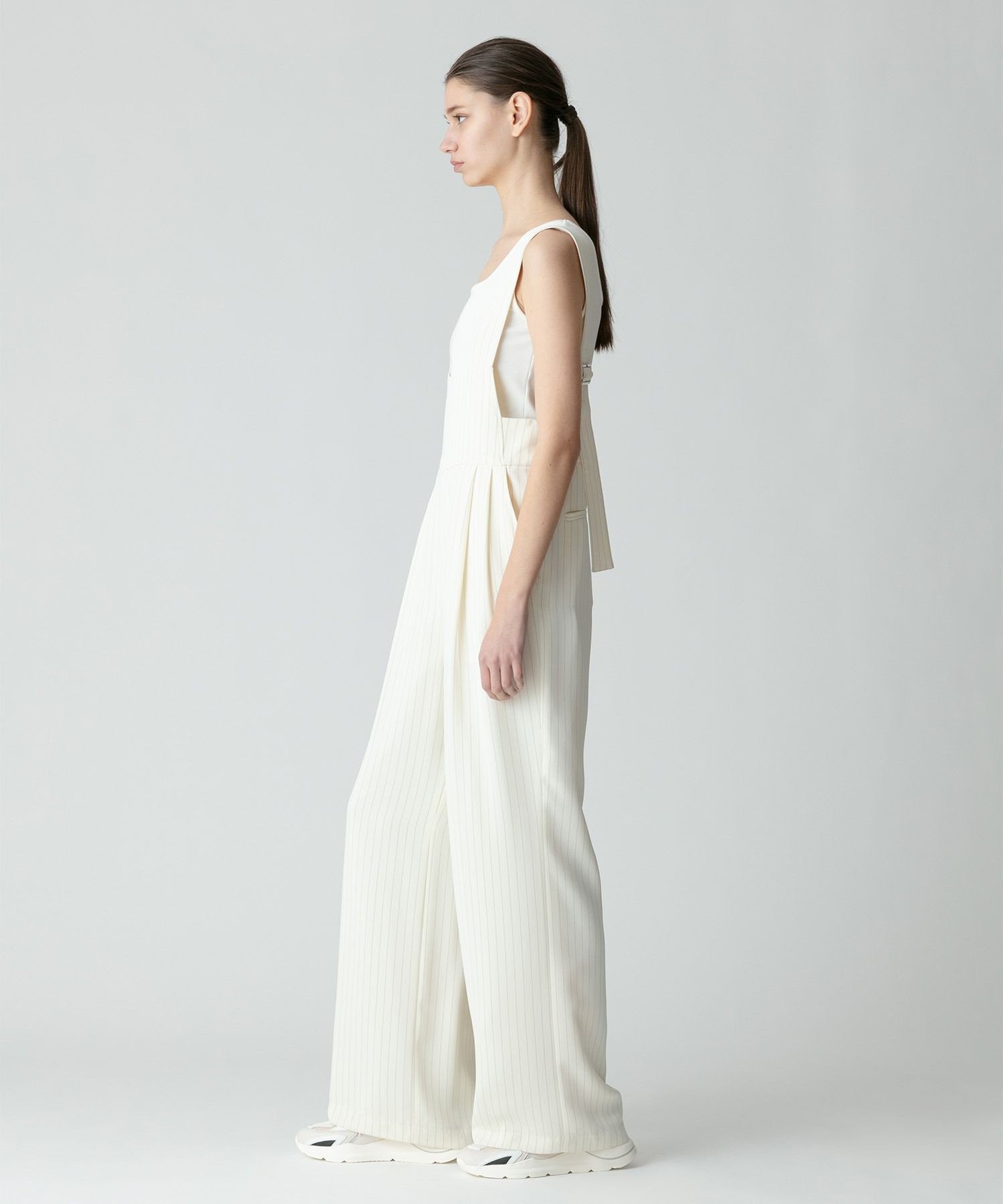 SALE／50%OFF】allureville 《ドラマ着用》ピンストライプサロペット 