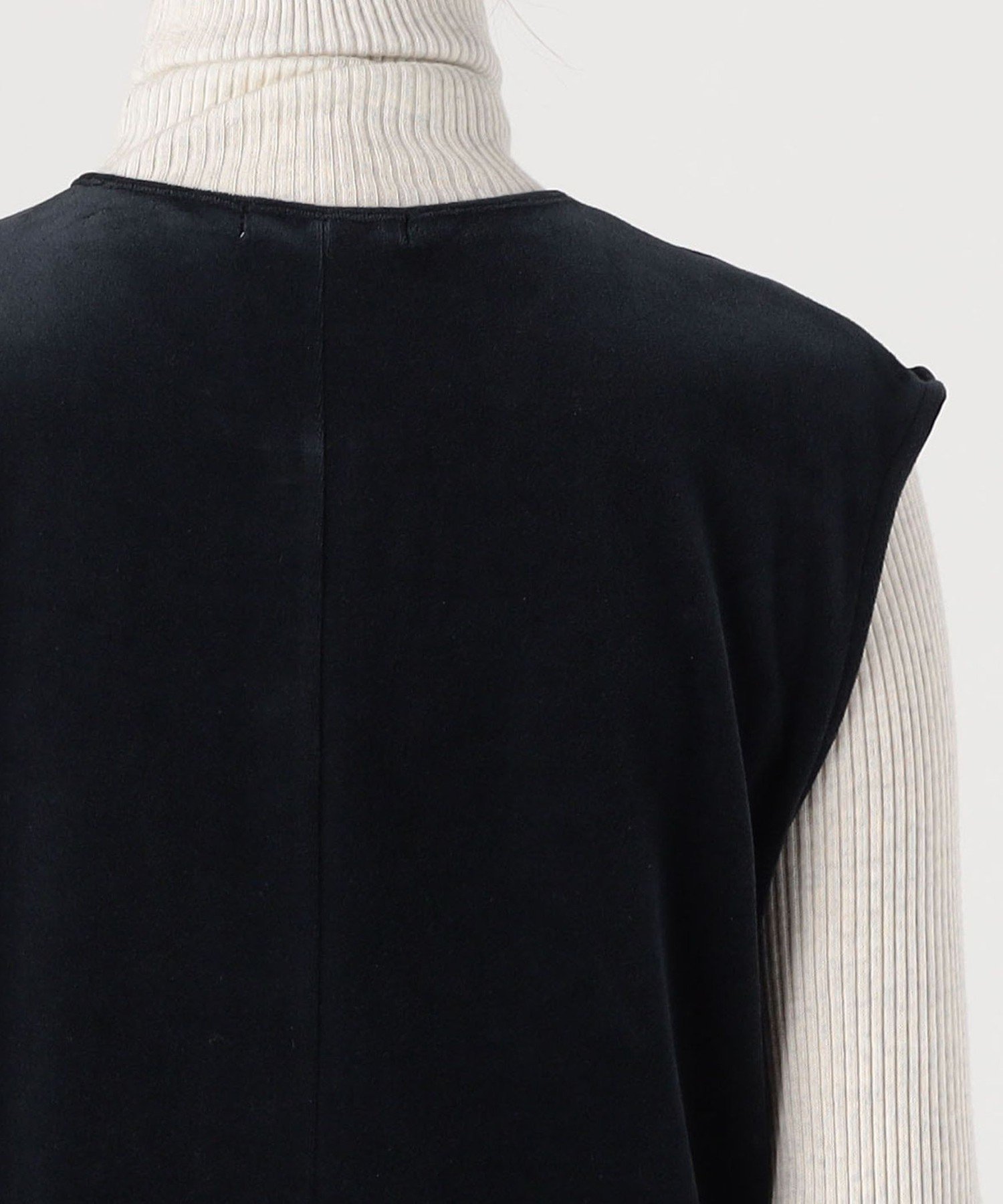 SALE／30%OFF】MACPHEE コットンポリエステルベロア オールインワン