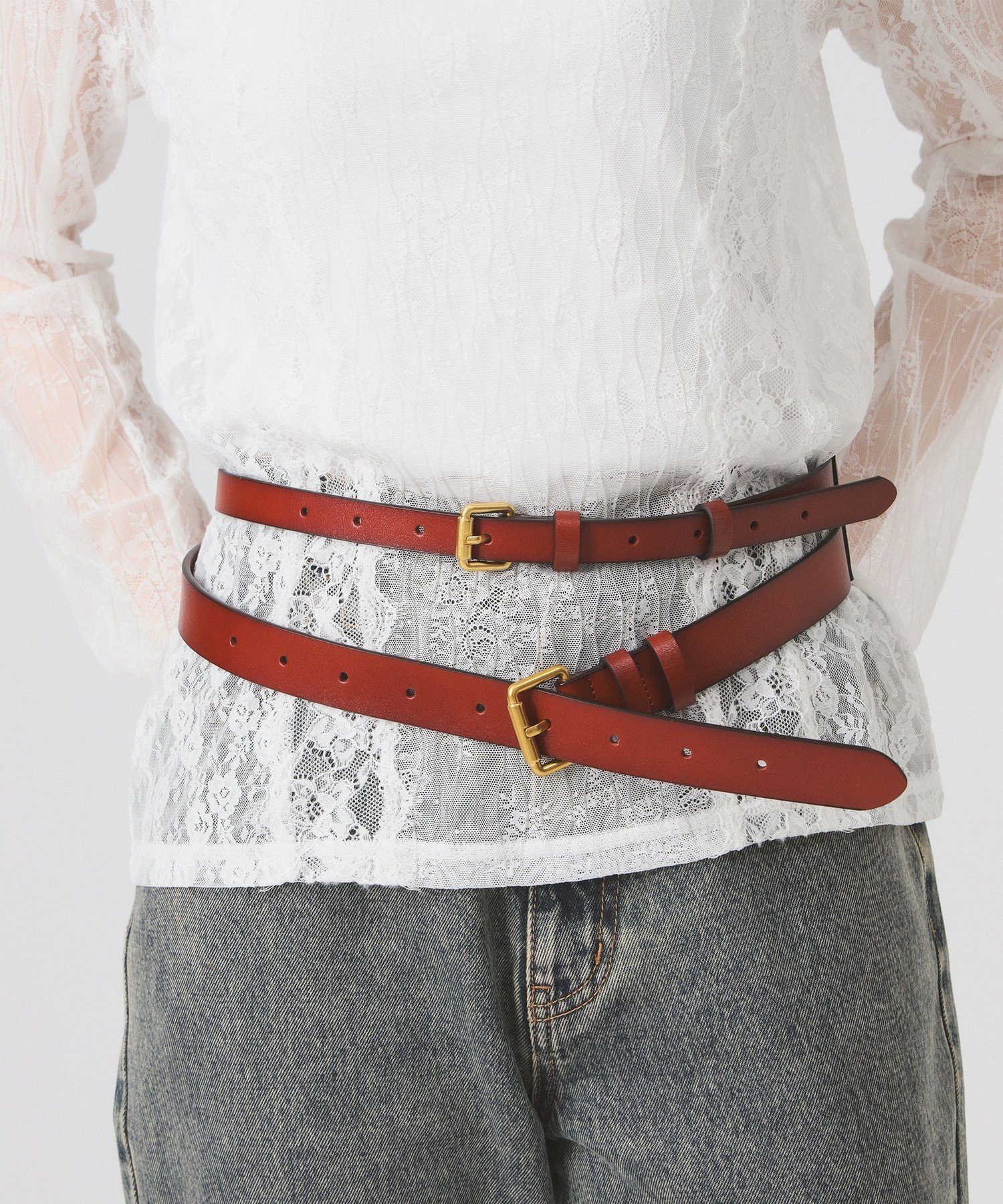 楽天市場】シルバー バックル ベルト Ray BEAMS ビームス ウイメン