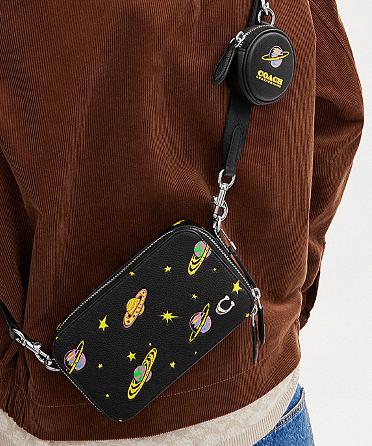 SALE／50%OFF】COACH 【コズミック】 コーチ チャーター スリム クロス