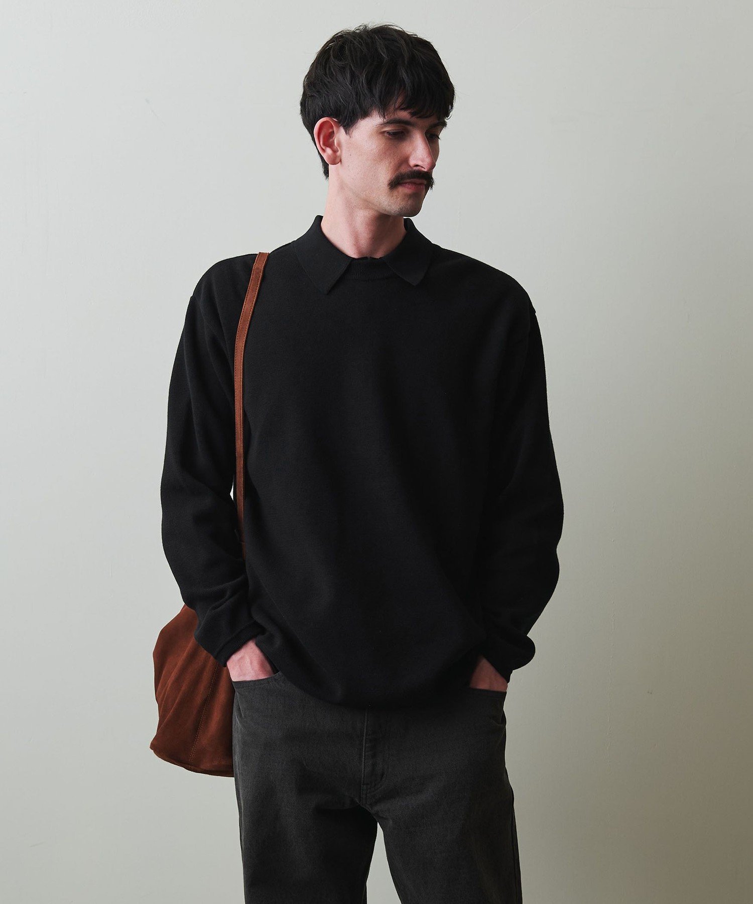 Steven Alan ミラノリブ ハイクルーネック ニット 新品タグ付き Steven Alan＞ ミラノリブ ハイクルーネック ニット -WIDE