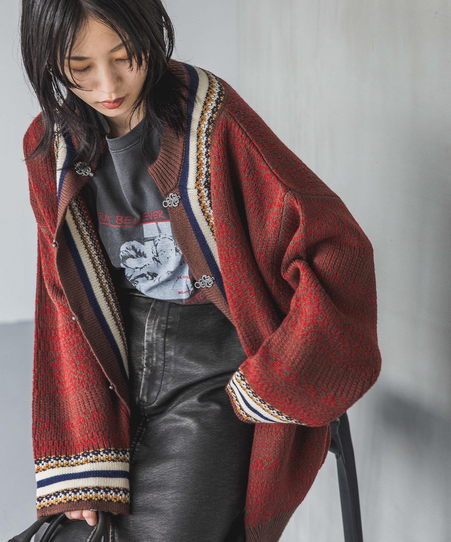 SALE／20%OFF】JEANASIS チロルカーディガン ジーナシス トップス  