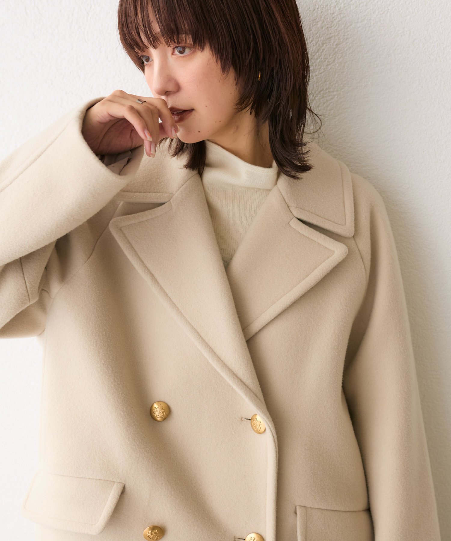 RIVE DROITE 【2サイズ展開】ラグランPコート リヴドロワ ジャケット