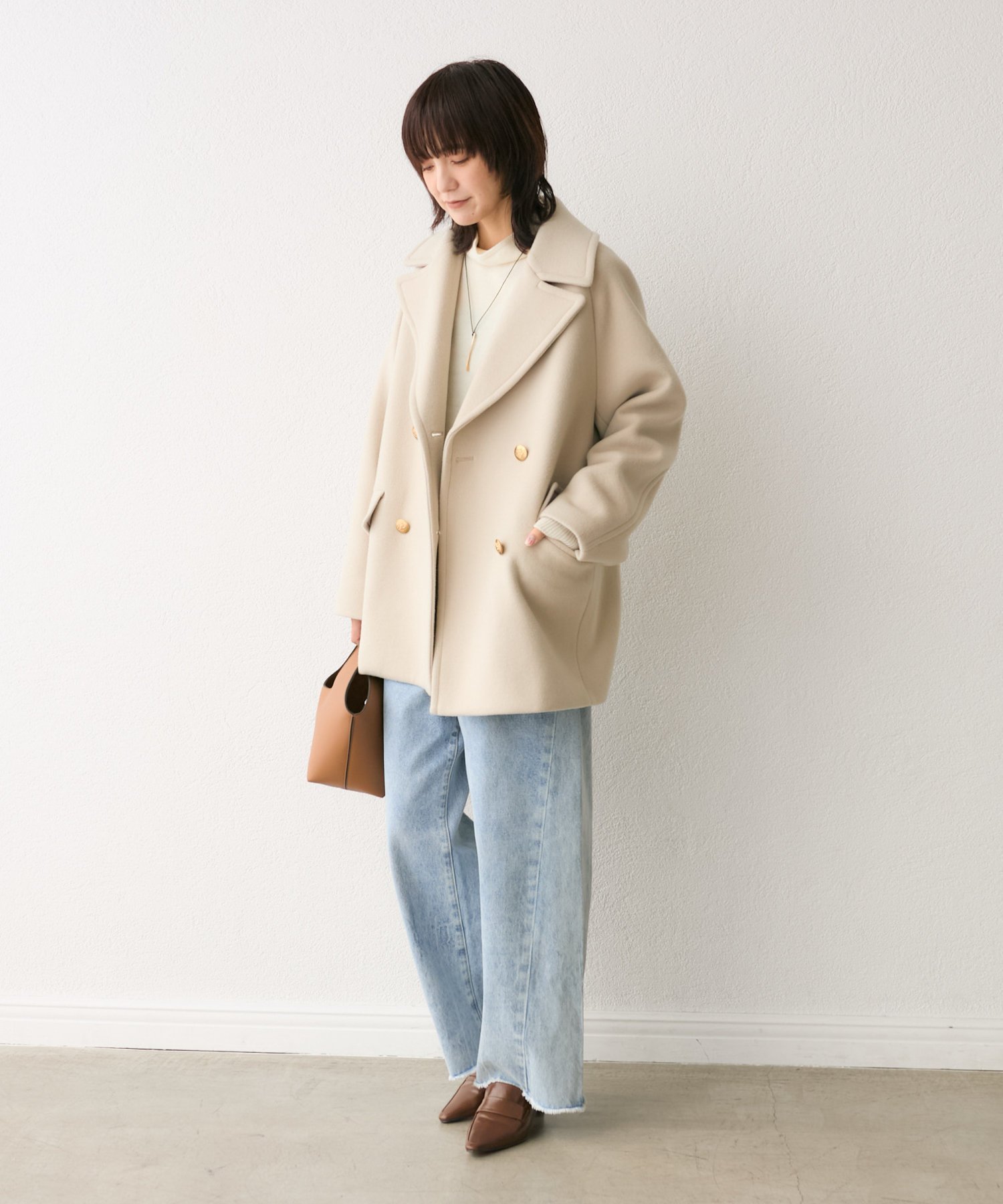 RIVE DROITE 【2サイズ展開】ラグランPコート リヴドロワ ジャケット