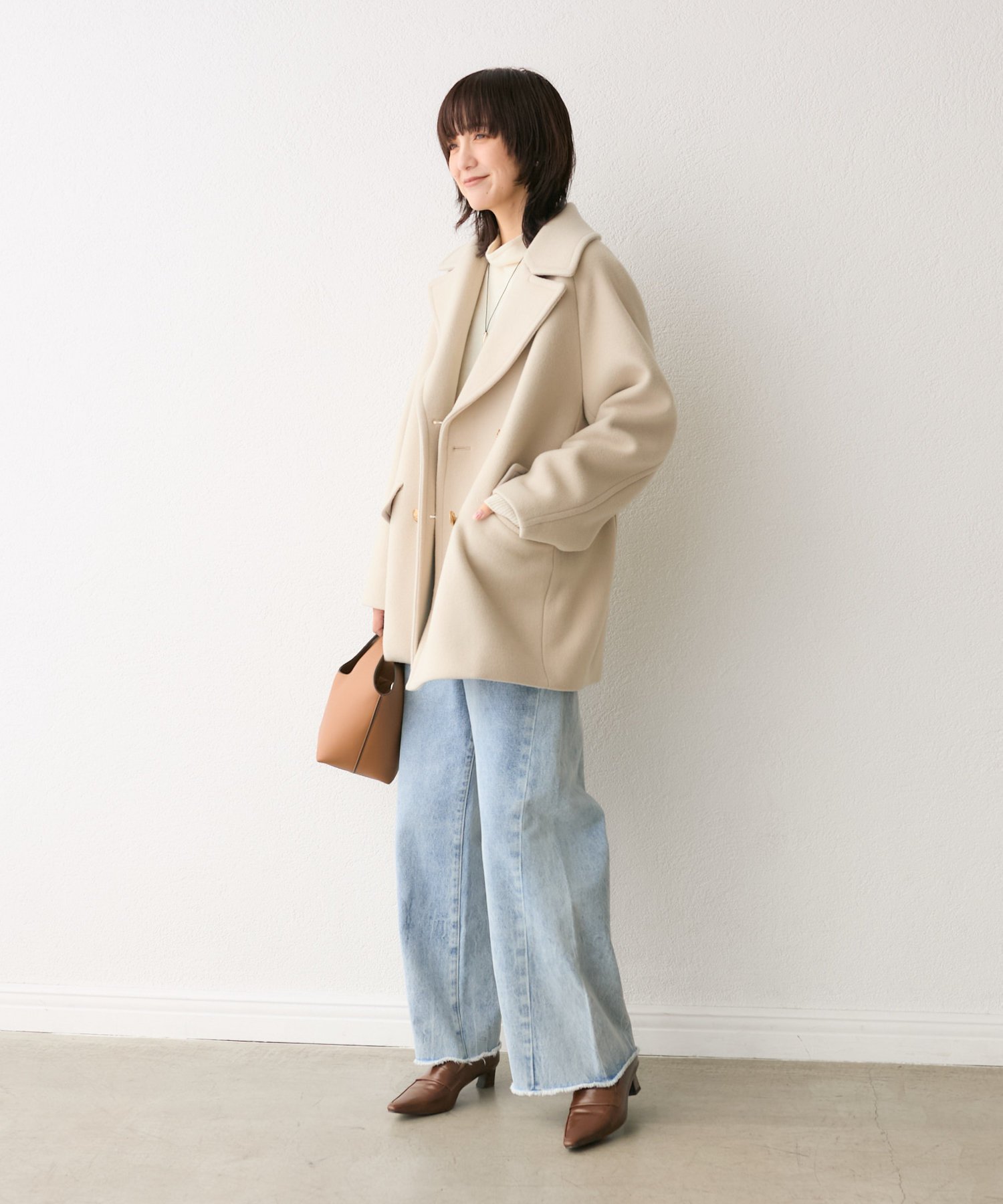 RIVE DROITE 【2サイズ展開】ラグランPコート リヴドロワ ジャケット