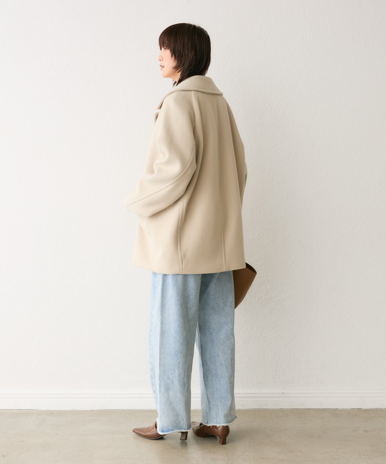 RIVE DROITE 【2サイズ展開】ラグランPコート リヴドロワ ジャケット