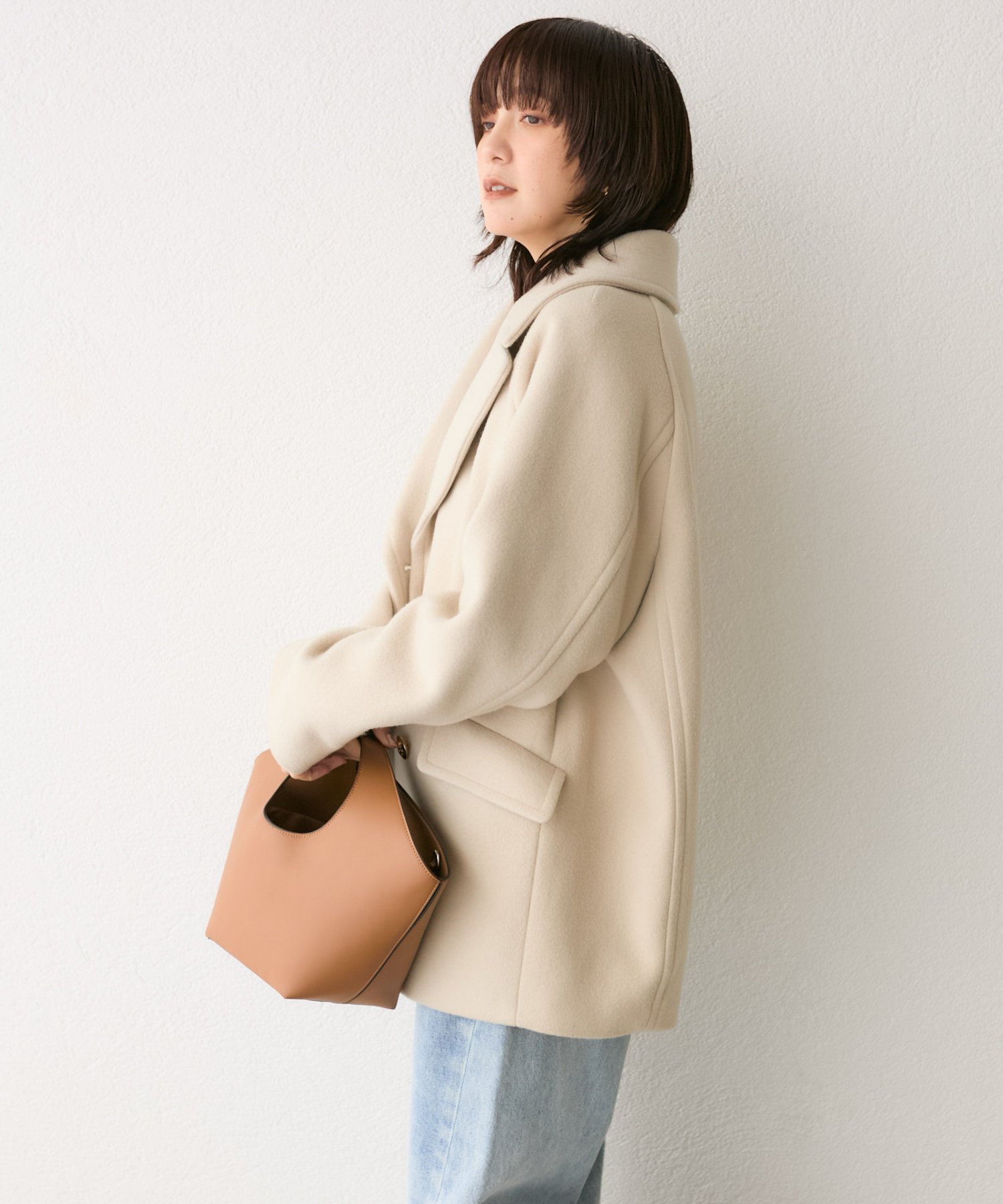 RIVE DROITE 【2サイズ展開】ラグランPコート リヴドロワ ジャケット