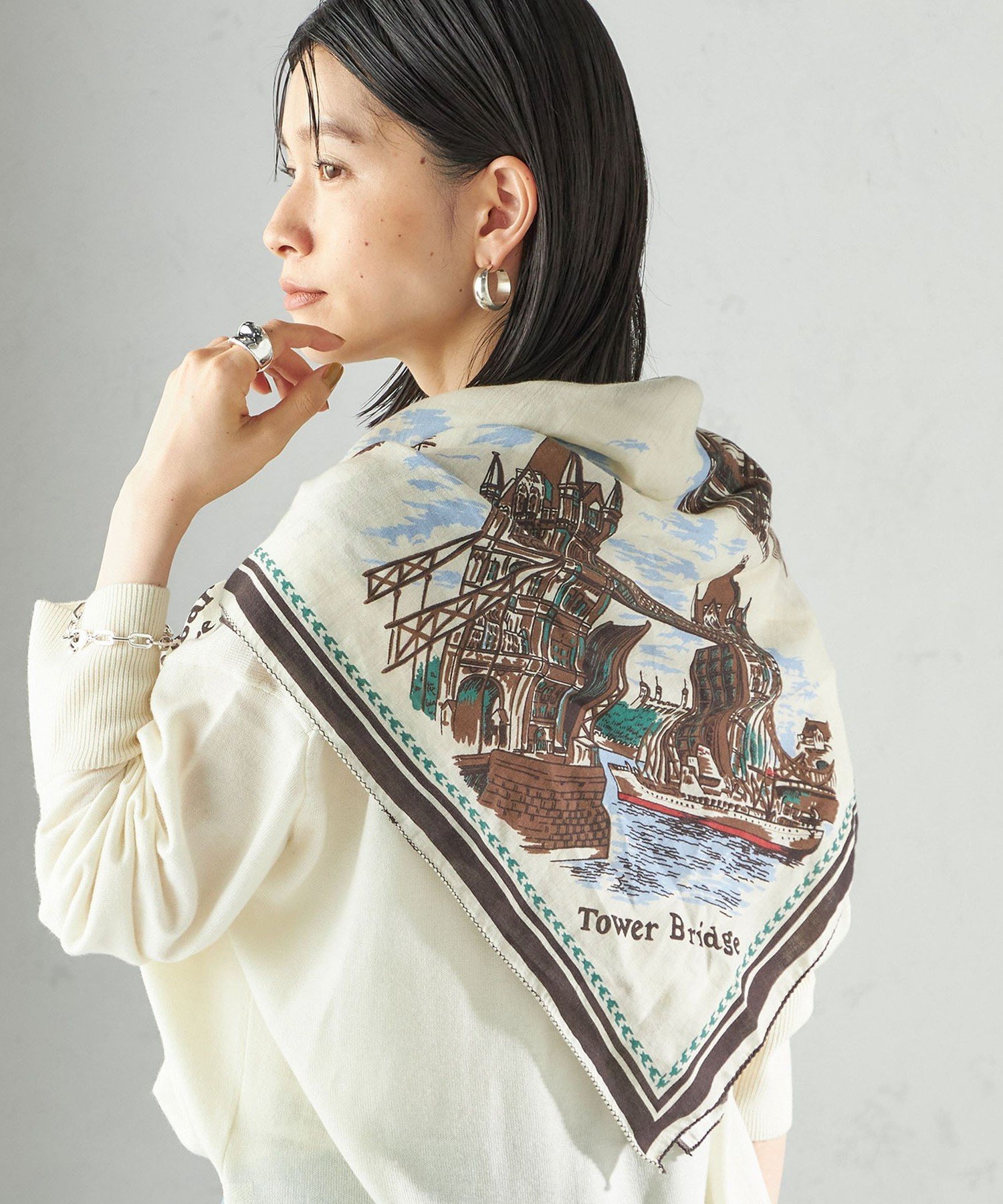 楽天市場】レオパードシルクスカーフ 65*65 SHIPS WOMEN シップス