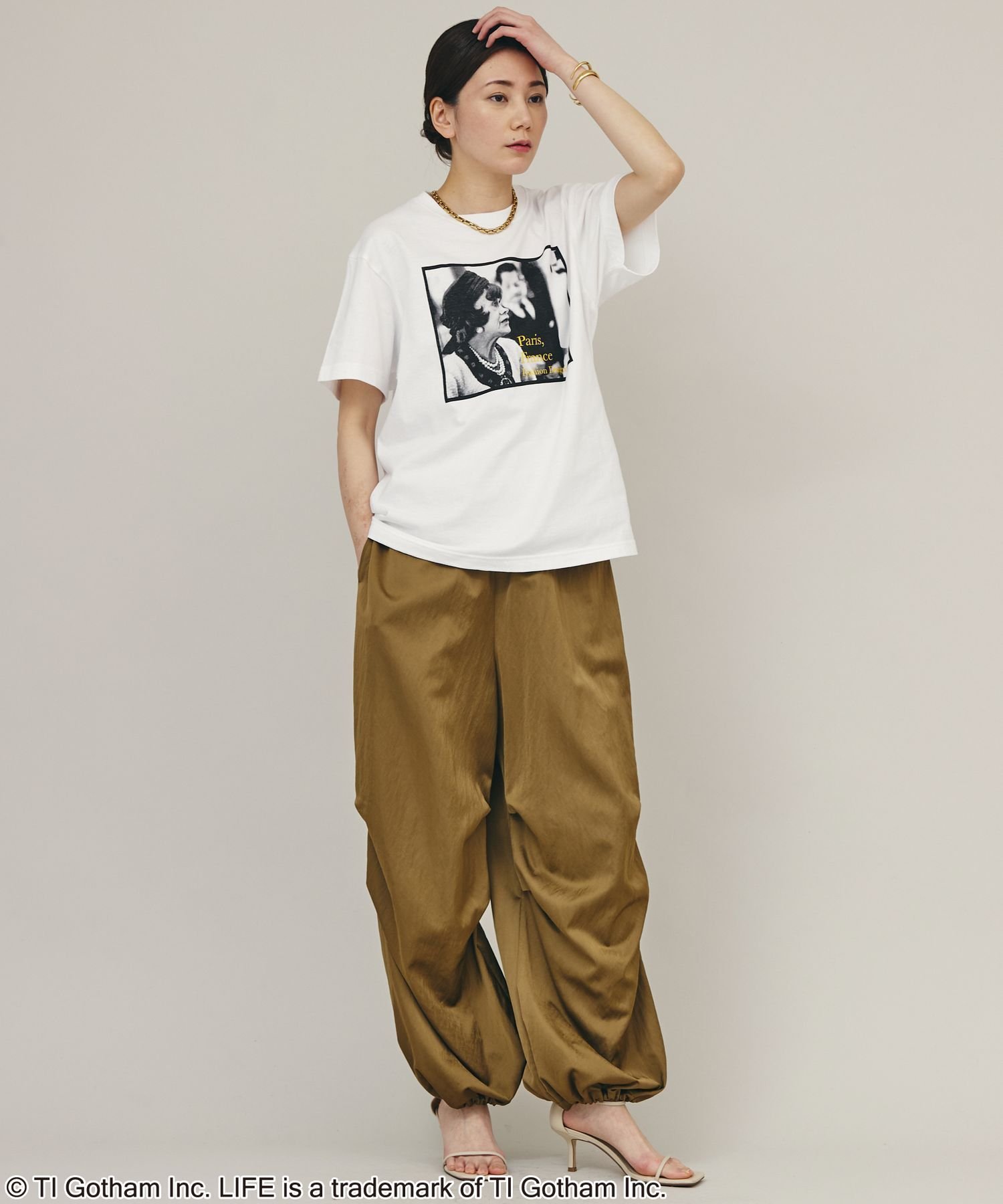 Curensology 別注CHTシャツ（ヨコ）美品 Curensology 【LIFE PICTURE COLLECTION】別注CHTシャツ(ヨコ