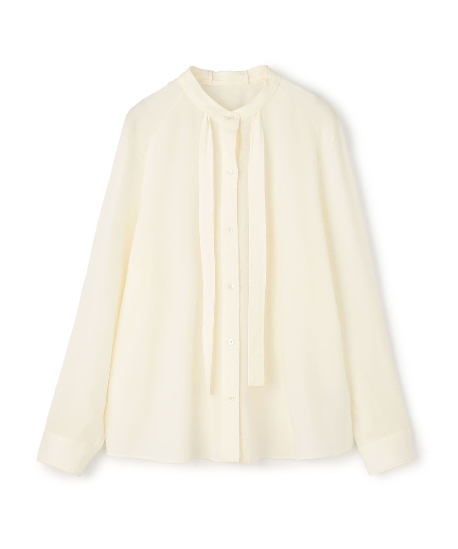 楽天市場】クリアデシン フリルボウタイブラウス Ballsey