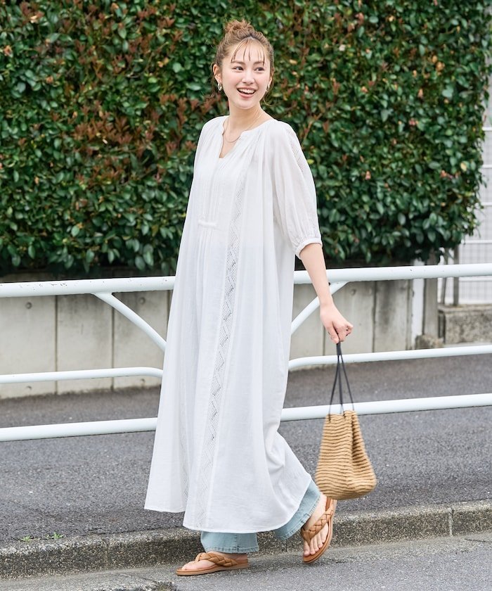 SALE／50%OFF】Mila Owen ウール混スタンドカラーリバーケープコート