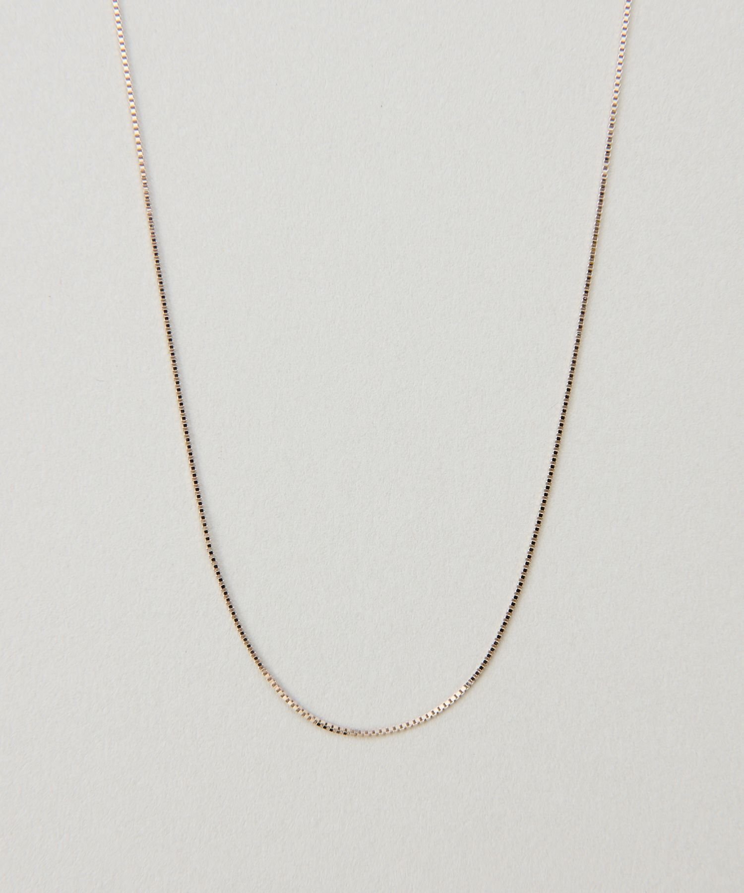 ete エテ　プラチナ　ミストベネチアンチェーンネックレス　40㎝ ete エテプラチナミストベネチアンチェーンネックレス40㎝