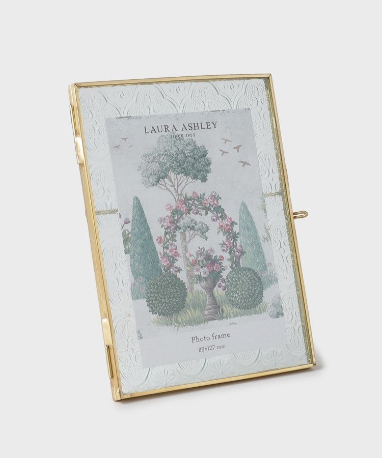 LAURA ASHLEY フォトフレーム セット Amazon.com - Laura Ashley 5x7 White & Gold Ornate Textured Hand