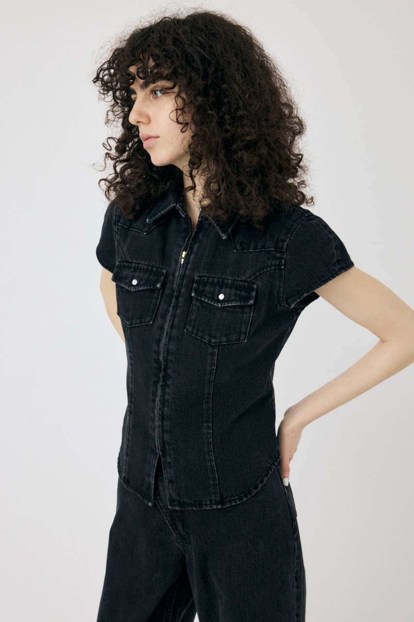 楽天市場】【SALE／50%OFF】WAIST TUCK デニムシャツ MOUSSY