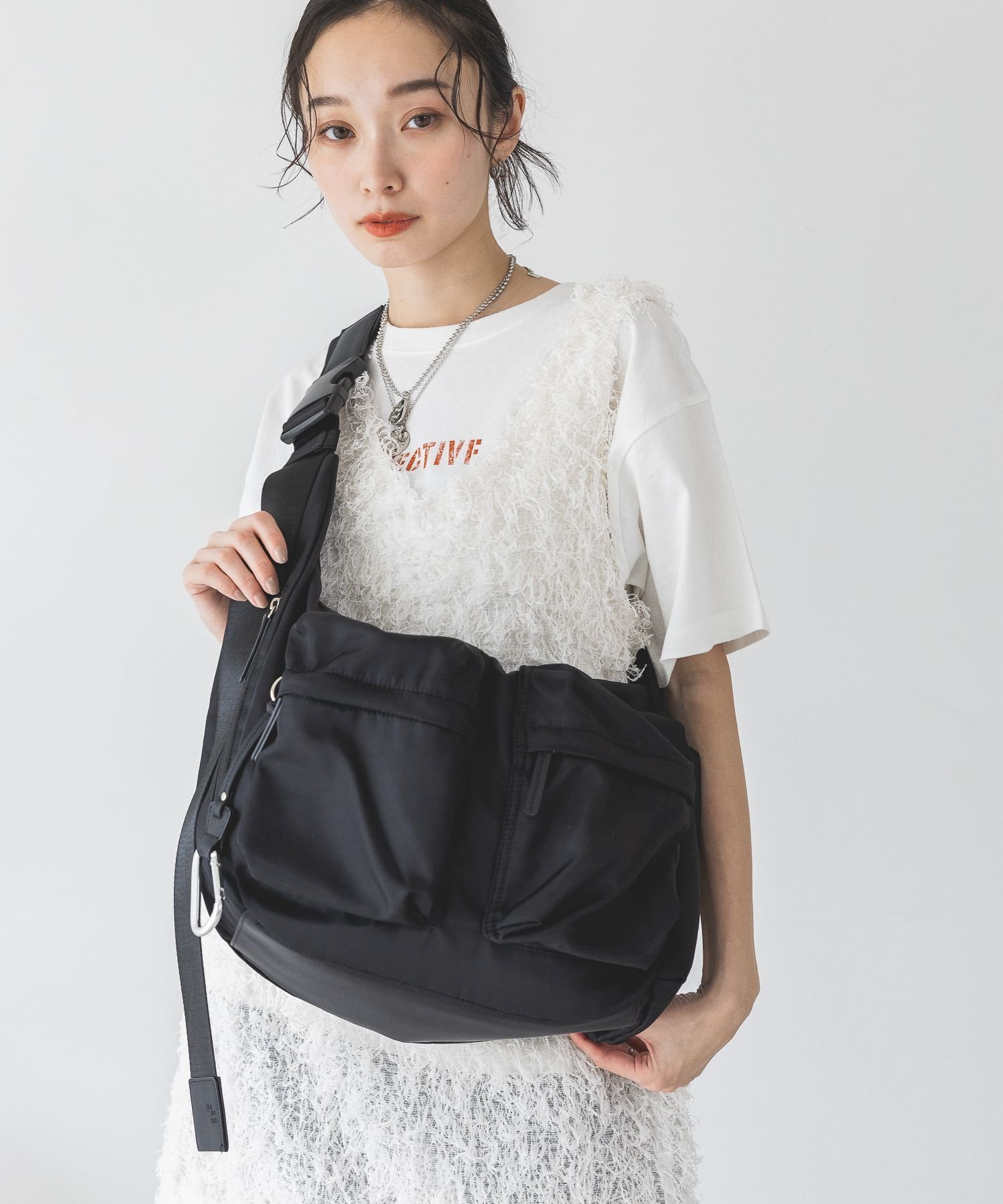 JEANASIS ナイロンベルトボディBAG ジーナシス バッグ ショルダー 