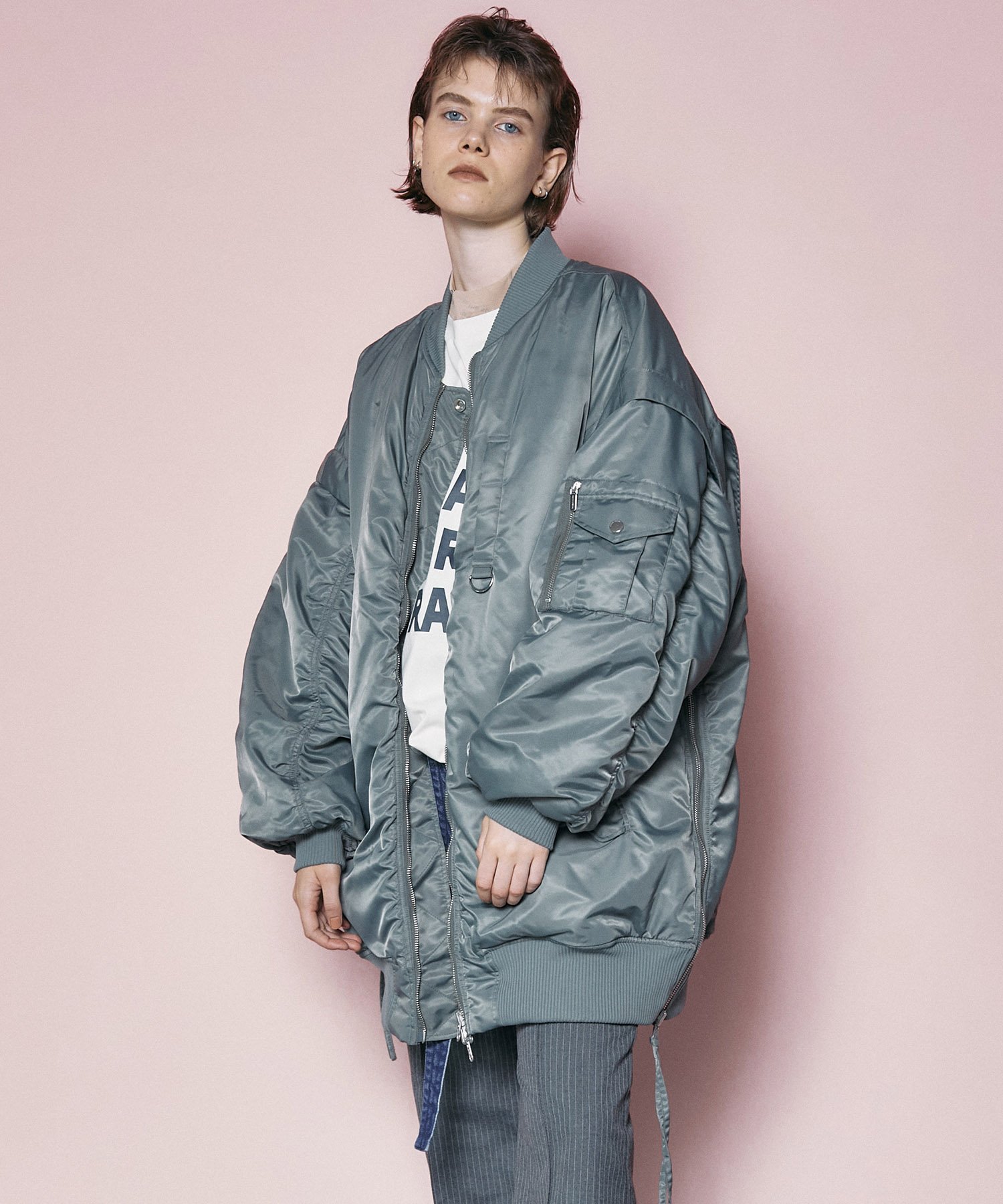 MAISON SPECIAL リバーシブルナイロンオーバーMA-1 メゾン