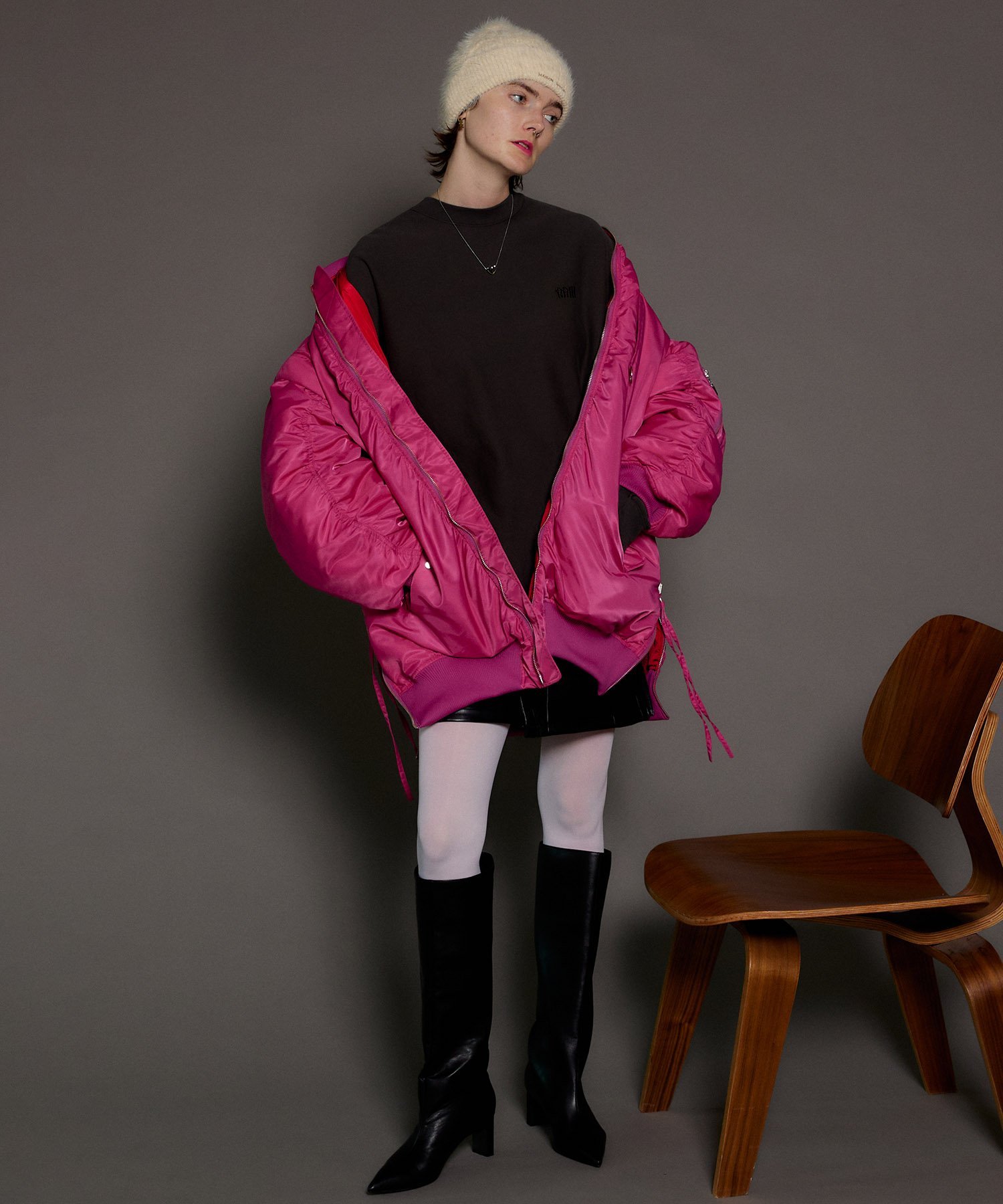 MAISON SPECIAL リバーシブルナイロンオーバーMA-1 メゾンスペシャル 