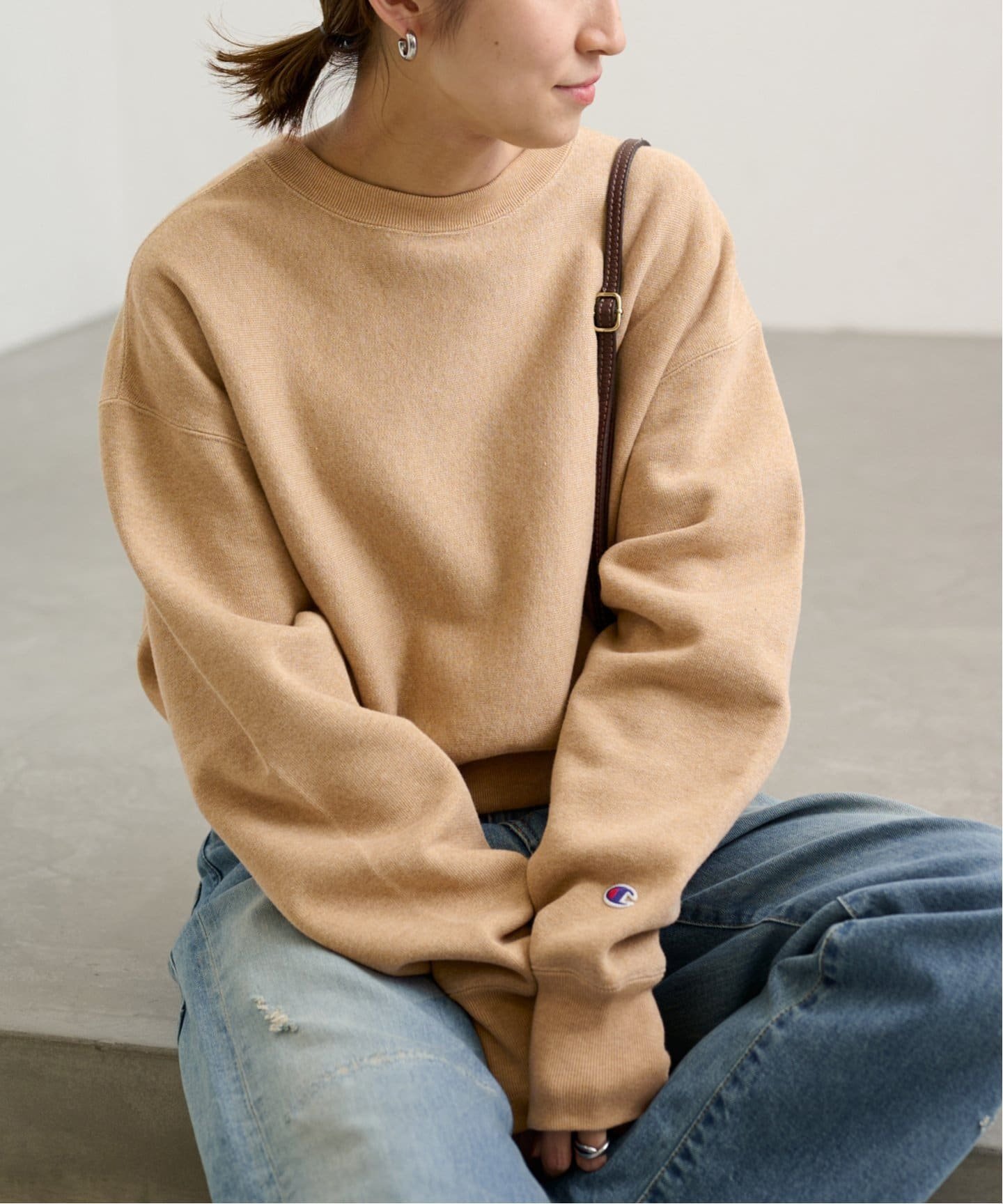 FRAMeWORK 【Champion/チャンピオン】別注クルーネックスウェット