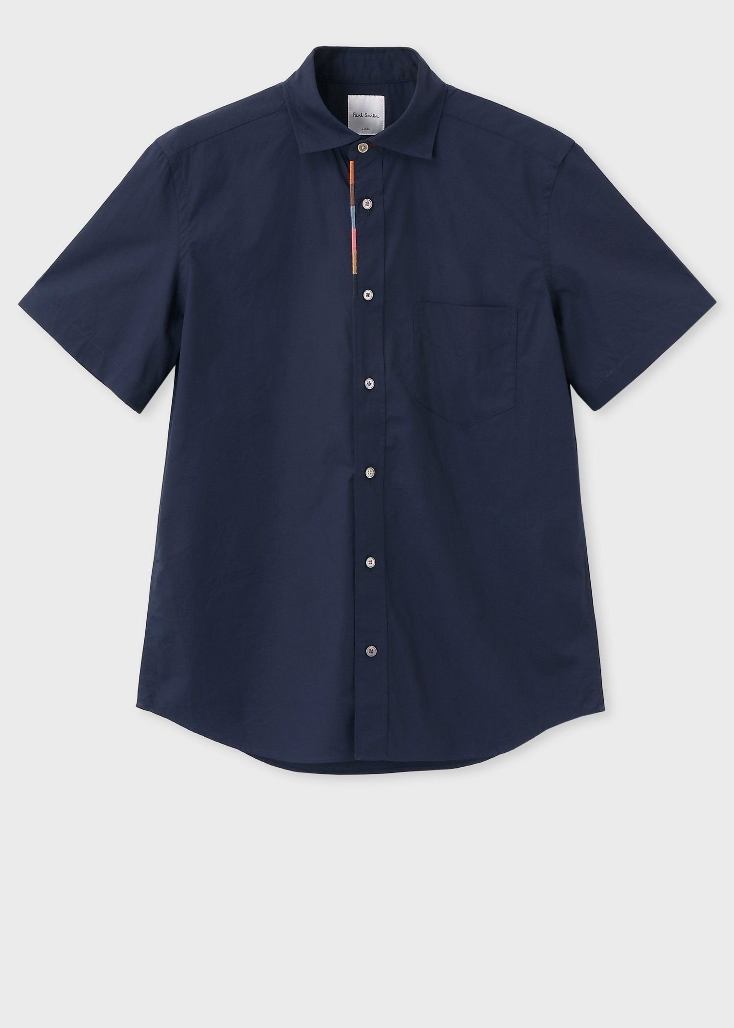 楽天市場】PS Paul Smith マルチカラーボタン デニム半袖シャツ