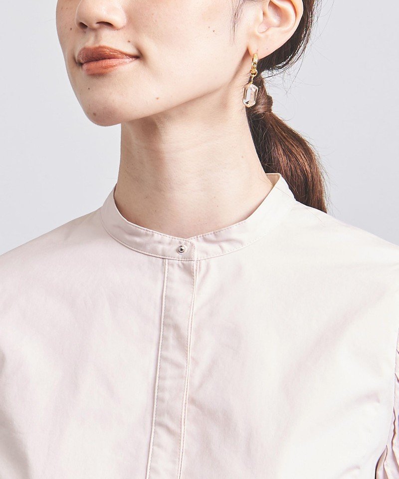 UNITED ARROWS C/P ピンタックスリーブ ブラウス ユナイテッド
