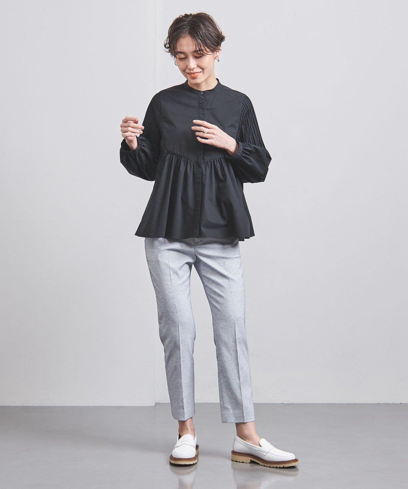 UNITED ARROWS C/P ピンタックスリーブ ブラウス ユナイテッド UNITED ARROWS C/P ピンタックスリーブ ブラウス ユナイテッド