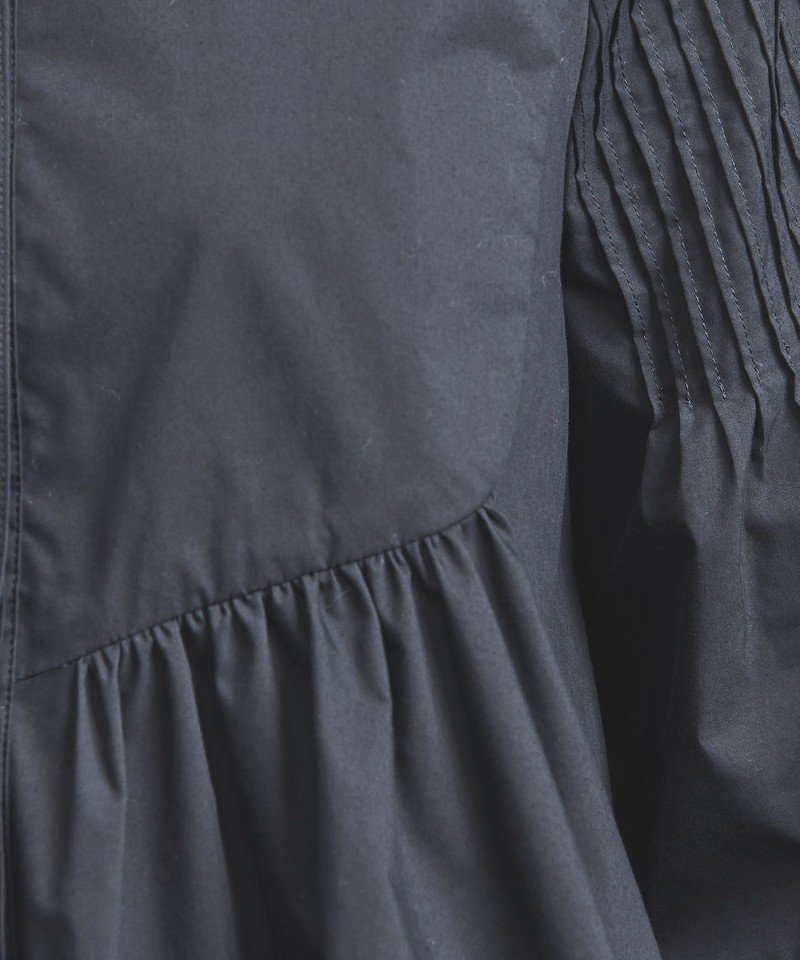 UNITED ARROWS C/P ピンタックスリーブ ブラウス ユナイテッドアローズ