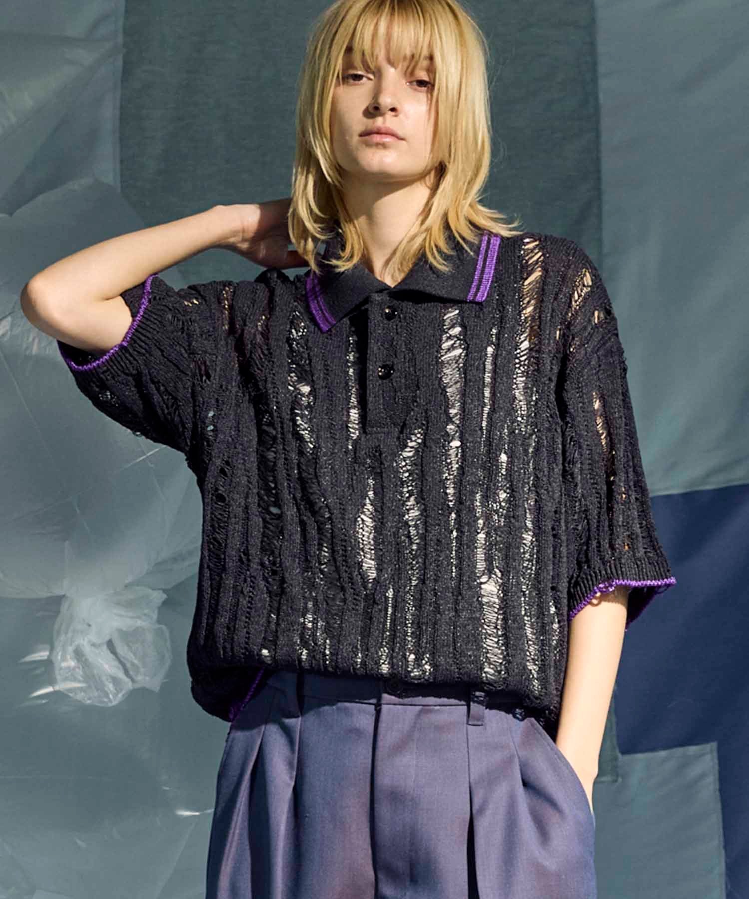 ショートポロシャツ【MAISON SPECIAL】 MAISON SPECIAL（メゾンスペシャル）の「Short Length Polo