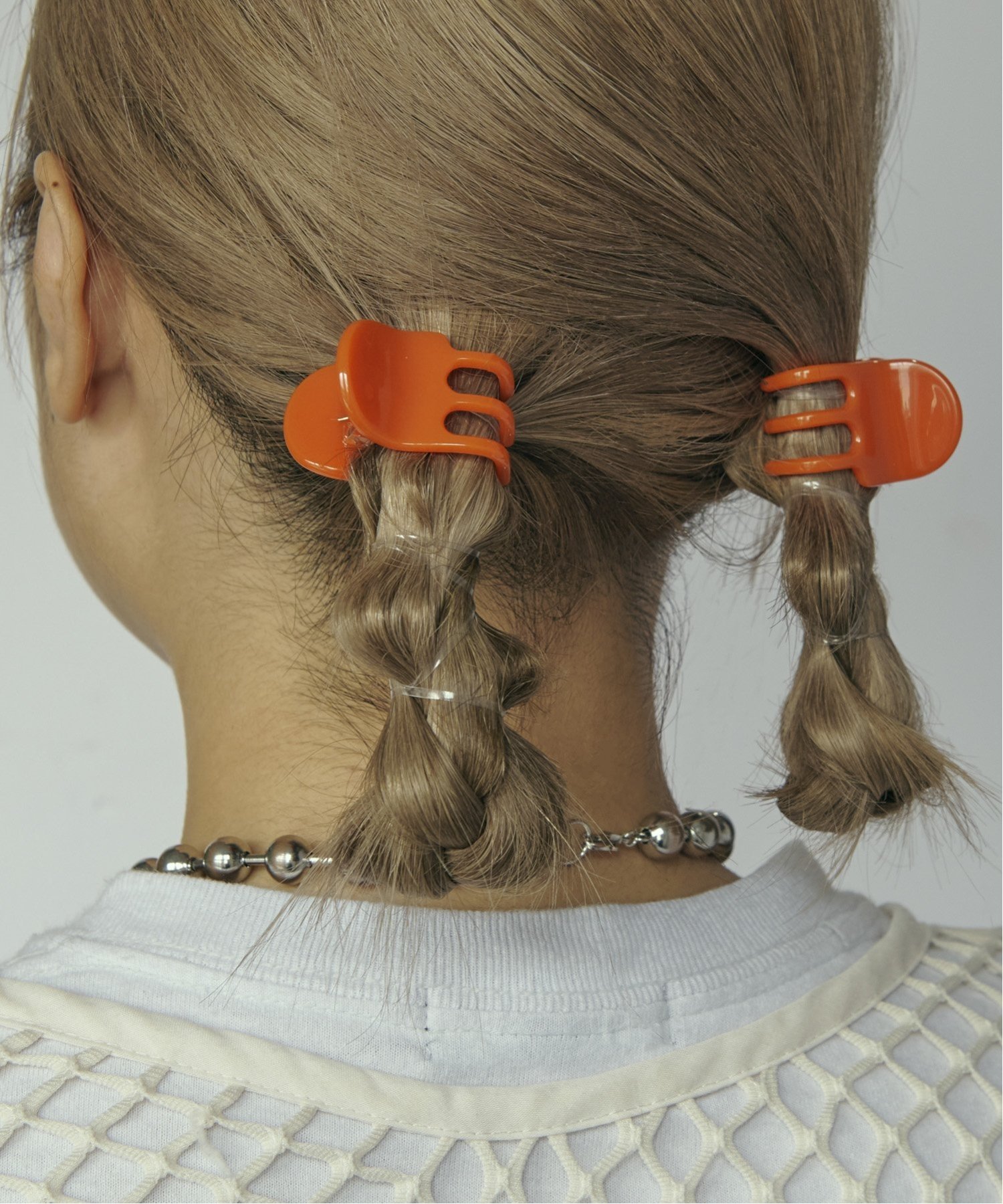 GOLDY アクセント カラー セット ミニ バンス クリップ ゴールディ ヘアアクセサリー バレッタ・ヘアクリップ・ヘアピン イエロー オレンジ  ネイビー ピンク
