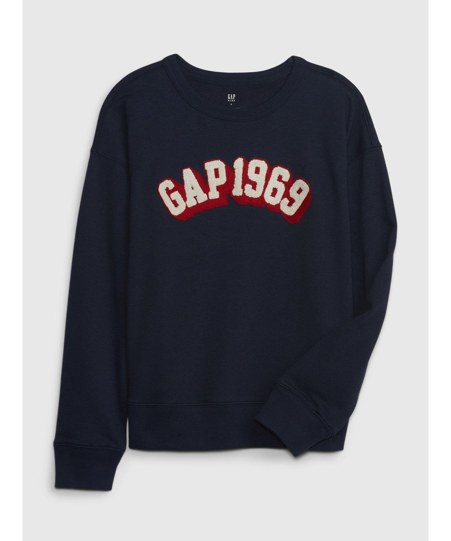GAP スウェット ネイビー GAP（ギャップ）の「Gapロゴ リラックスチュニック スウェット