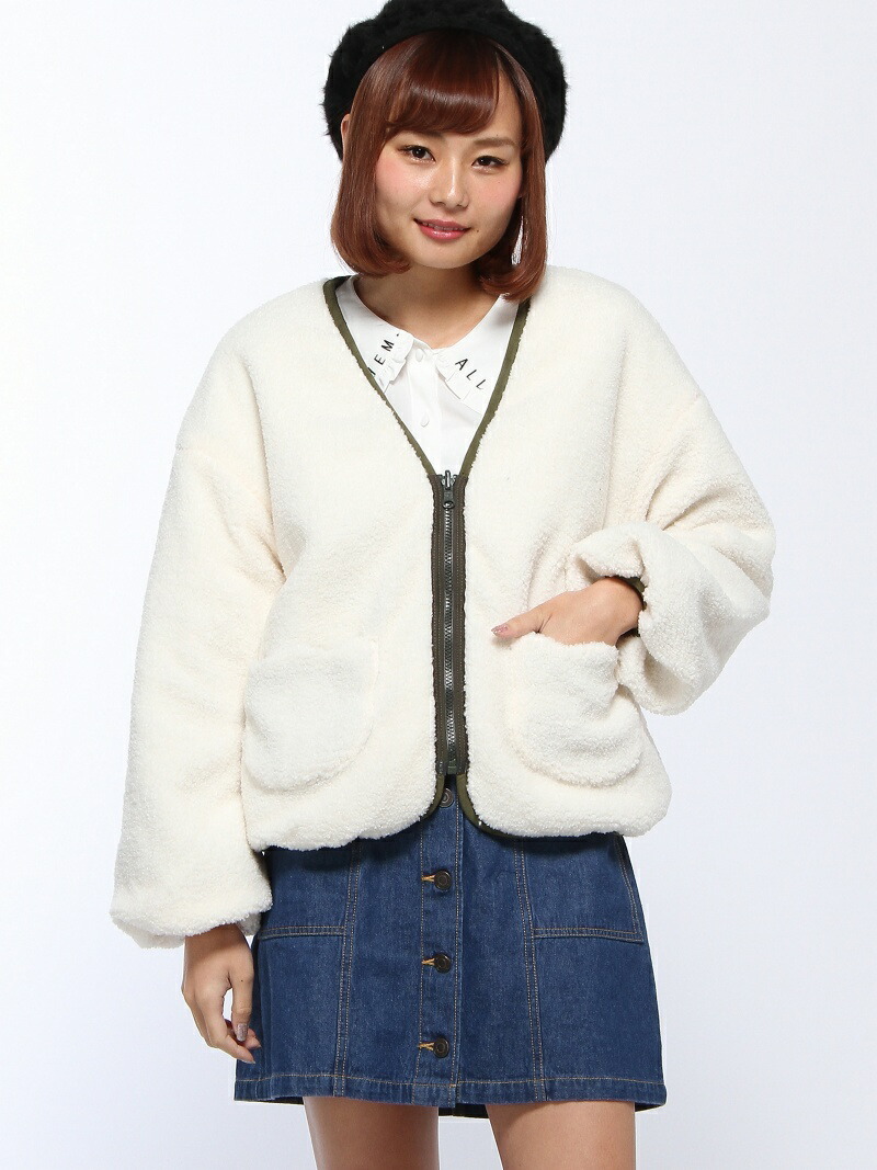 Rakuten Fashion Rydia Rydia Poodle Reversible Blouson World Wide