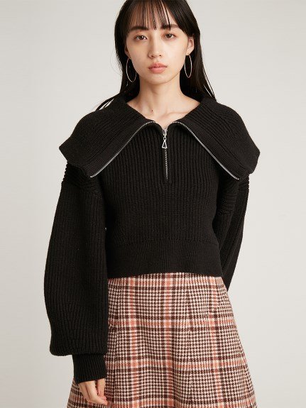 SALE／40%OFF】SNIDEL スキッパーニットプルオーバー スナイデル
