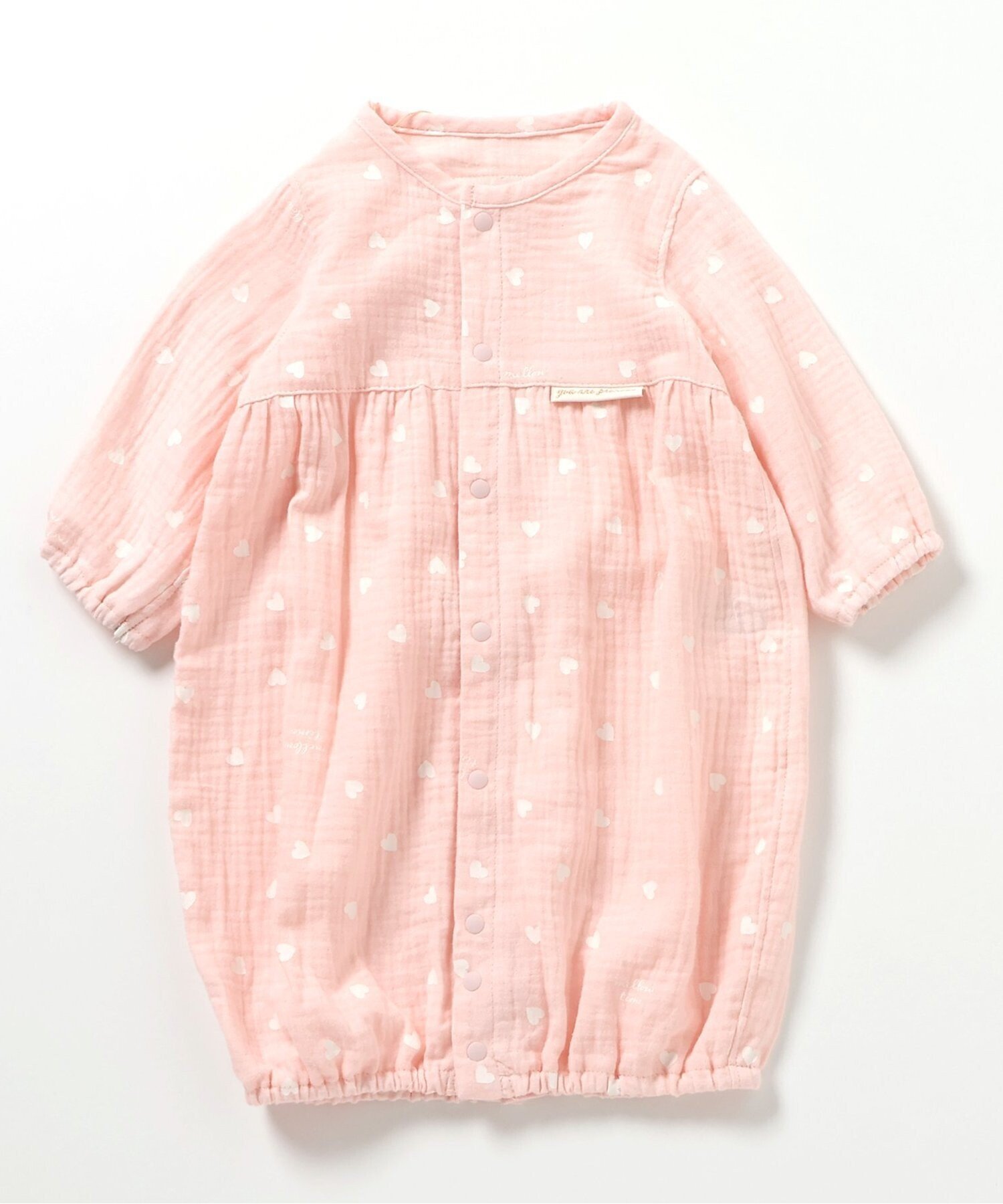 ふるさと納税 服 子ども 長崎県 諫早市 オーガニックコットン・ロンパース長袖(80〜90cmサイズ)・日本アトピー協会推薦品 ／ ロンパース 長袖 子ども 綿 コッ… ふるさと納税 諫早市 オーガニックコットン・ロンパース長袖(80
