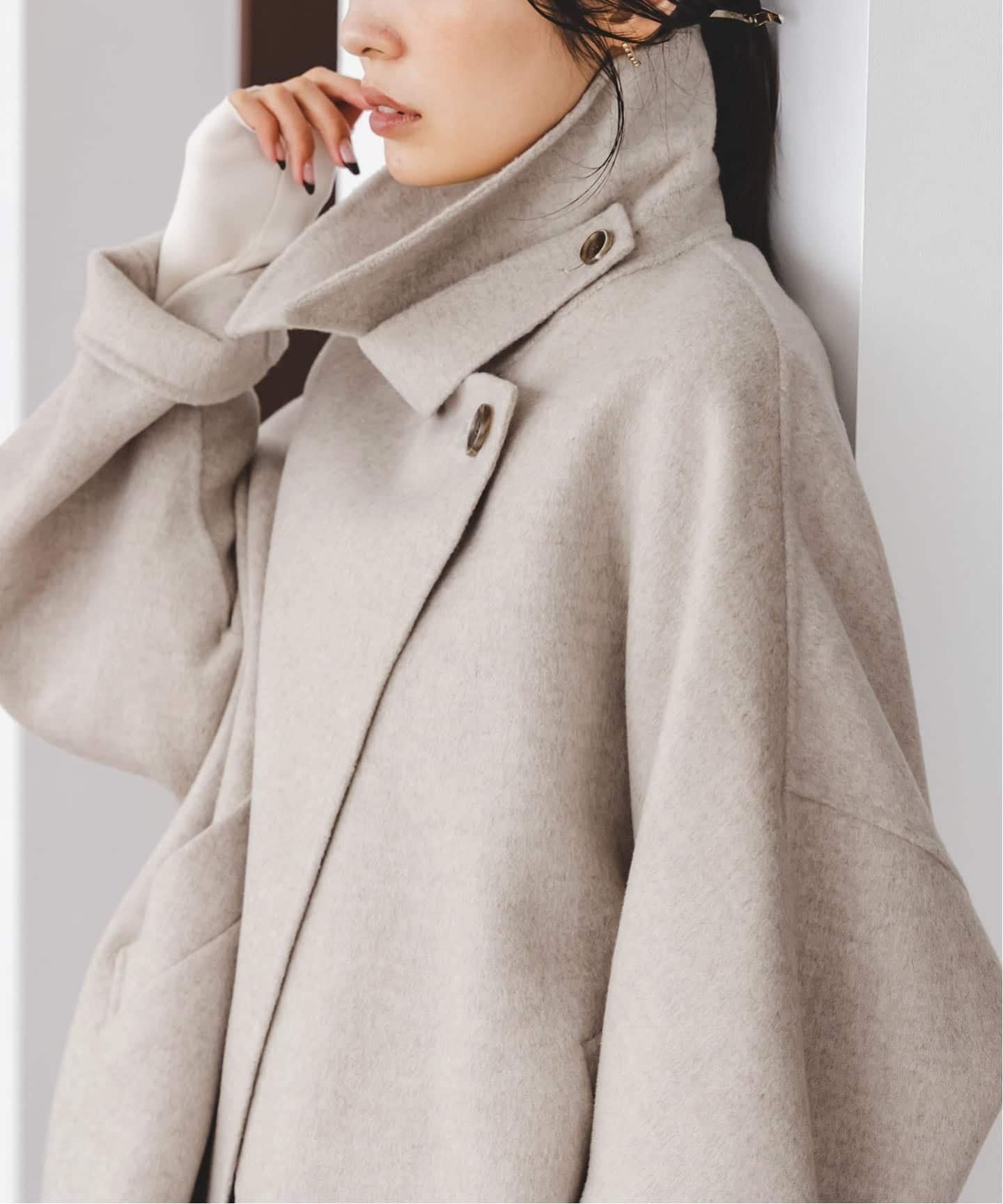 NOBLE 《追加》Super160s リバードルマンショートコート ノーブル