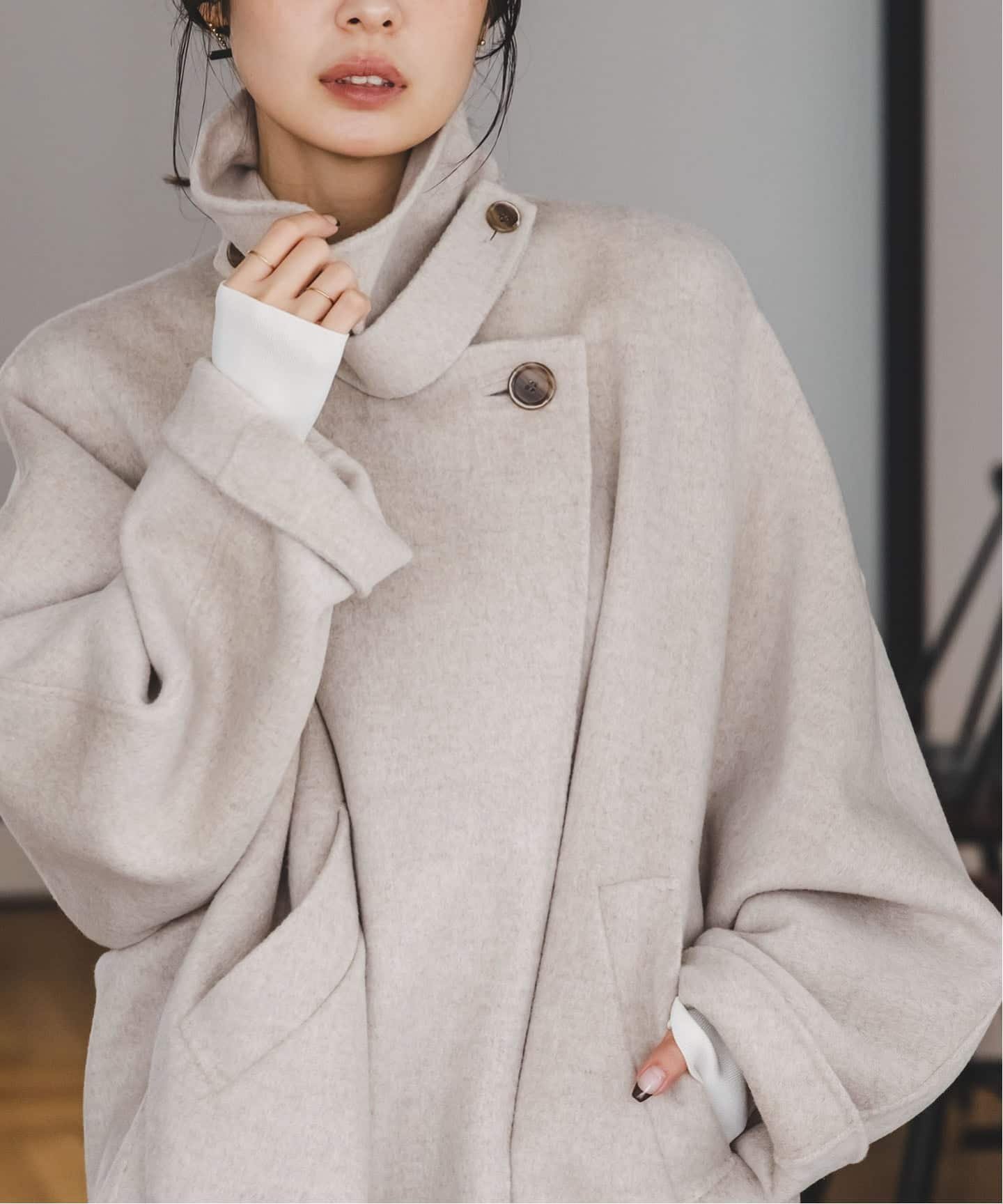 NOBLE 《追加》Super160s リバードルマンショートコート ノーブル