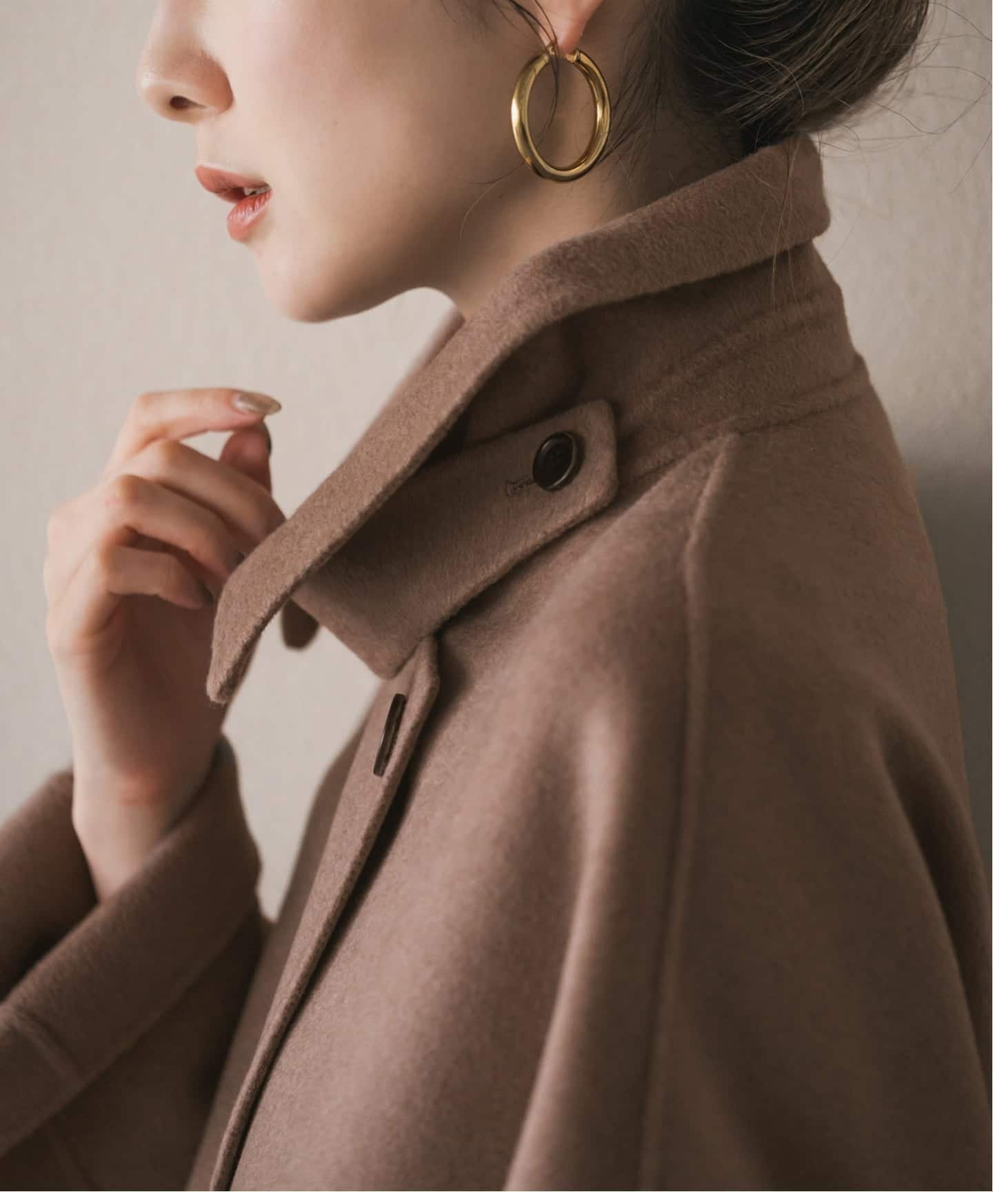 NOBLE 《追加》Super160s リバードルマンショートコート ノーブル