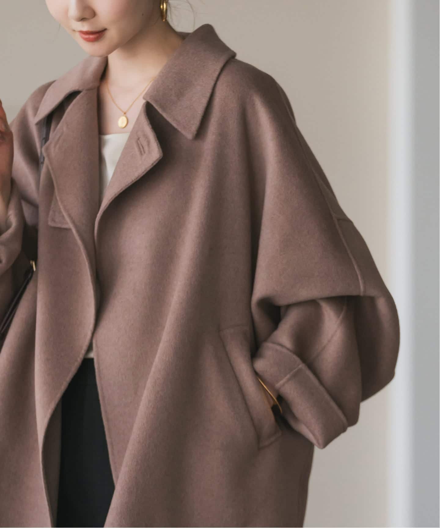 NOBLE 《追加》Super160s リバードルマンショートコート ノーブル