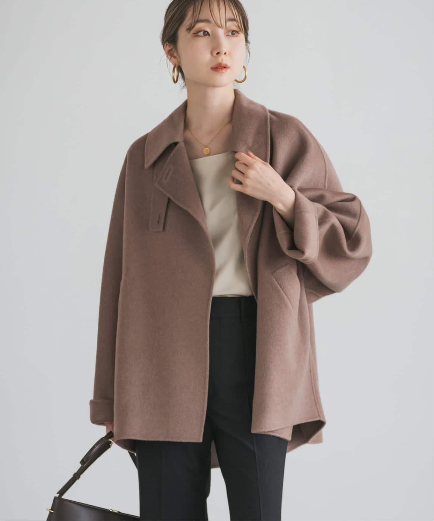 NOBLE 《追加》Super160s リバードルマンショートコート ノーブル