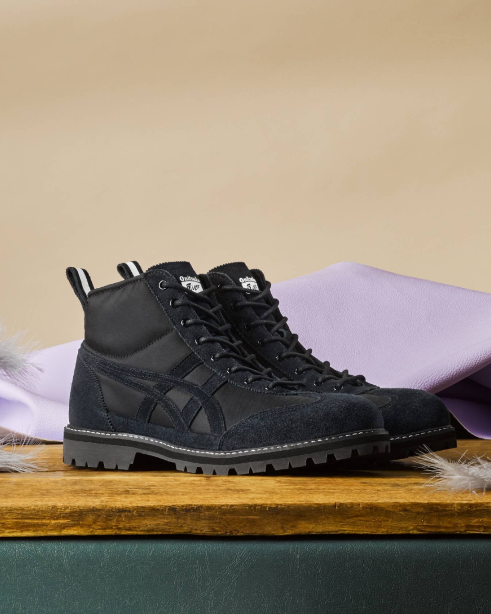 希少　オニツカタイガー (23.5) メキシコ　ハイカットスニーカー　フリンジ Onitsuka Tiger オニツカタイガー スニーカー MEXICO MID RUNNER