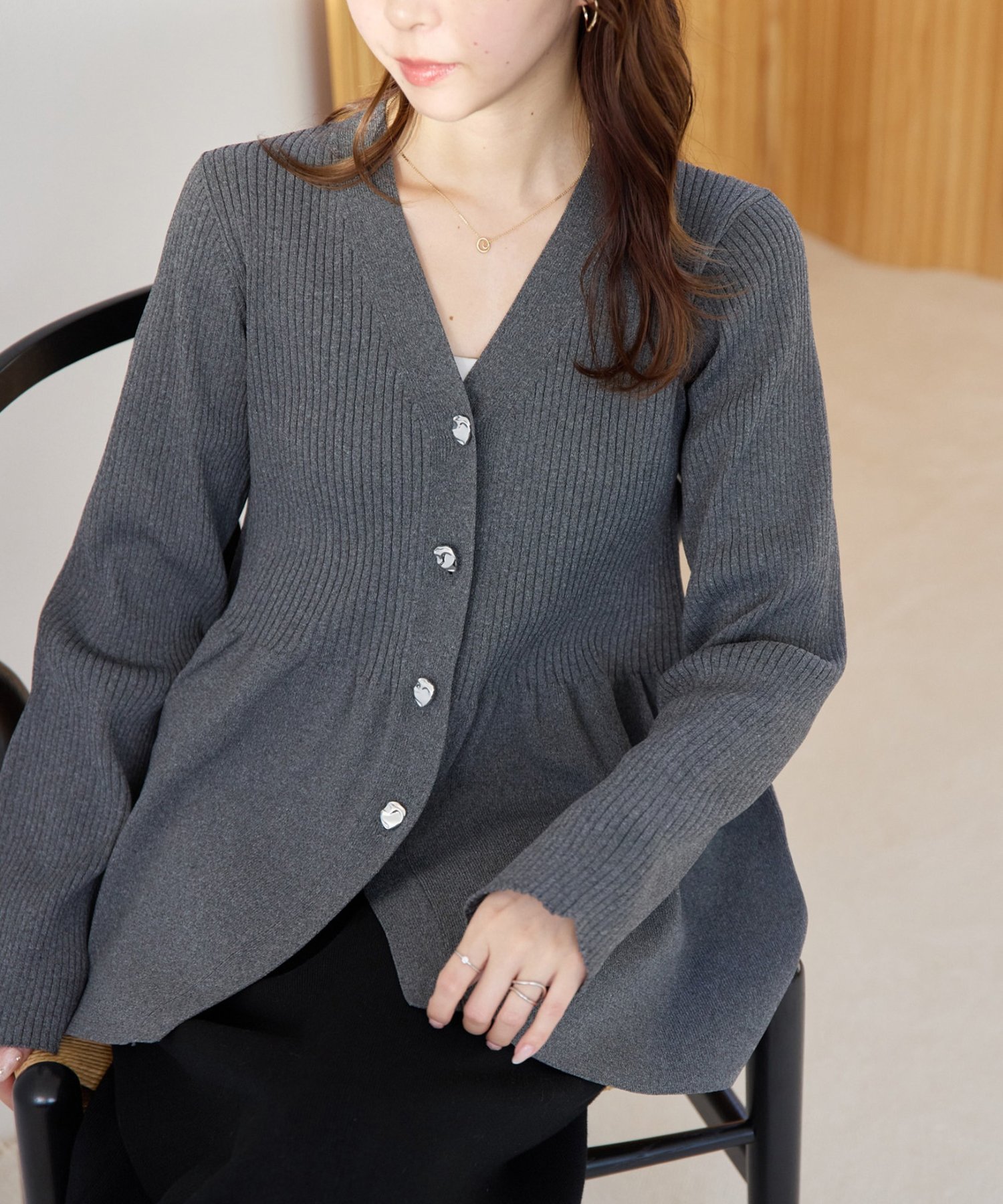 SALE／70%OFF】styling/ ラッフルニットベアトップ スタイリング