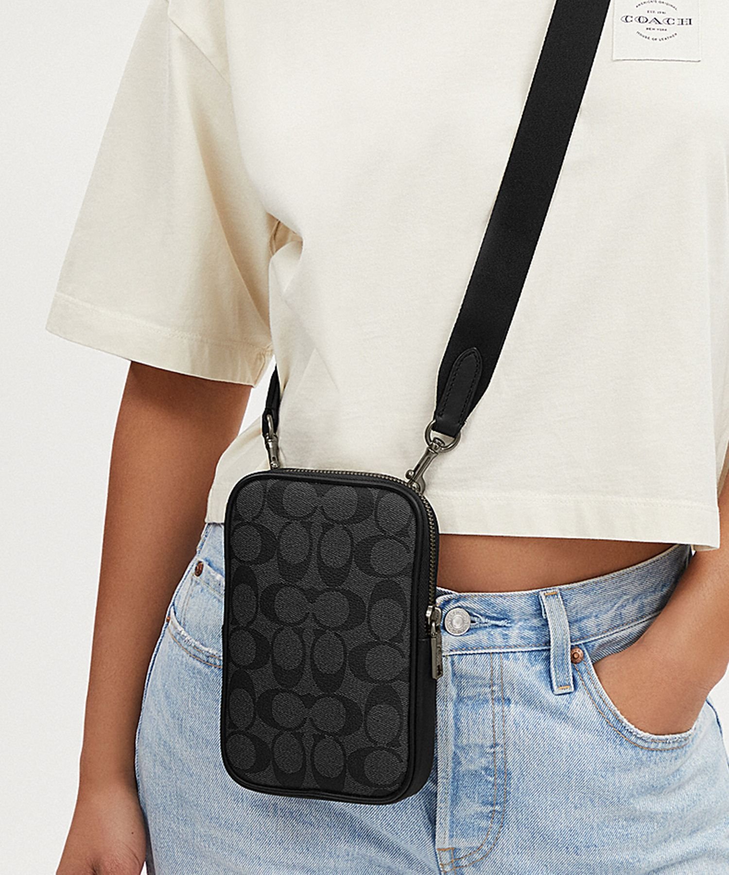 【美品】COACH コーチ ショルダーバッグ 2way クロスボディ ブラック コーチ COACH ショルダーバッグ ぺブルドレザー エイデン クロスボディ