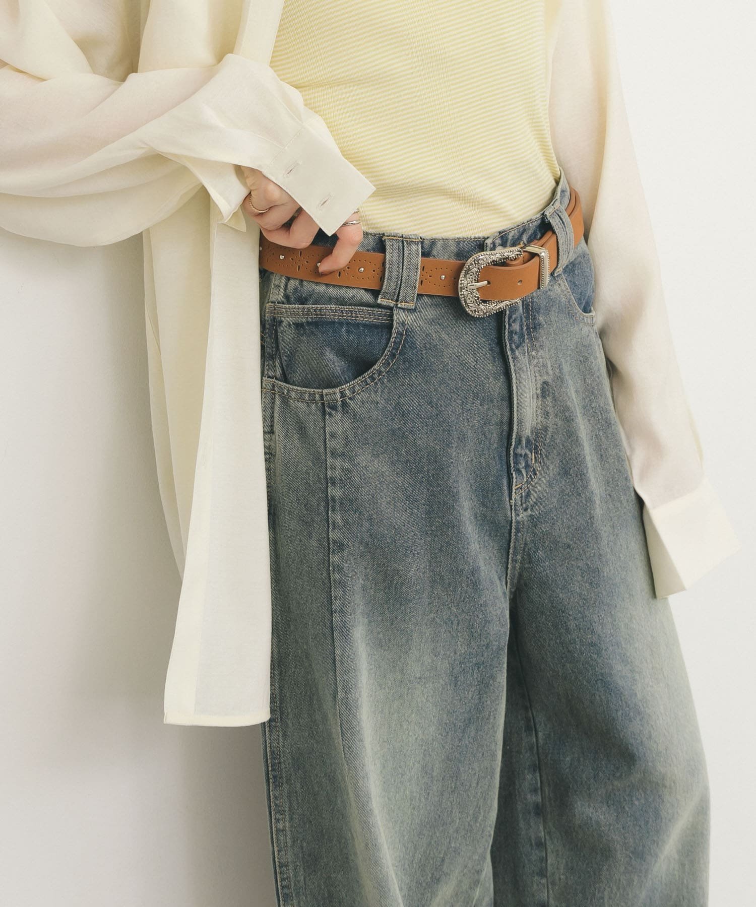 ちゃんさま専用ジーナシス JEANASIS【24cm】アシンメトリーベルトスニー 楽天市場】【SALE／40%OFF】キモウジャガードレースジレ