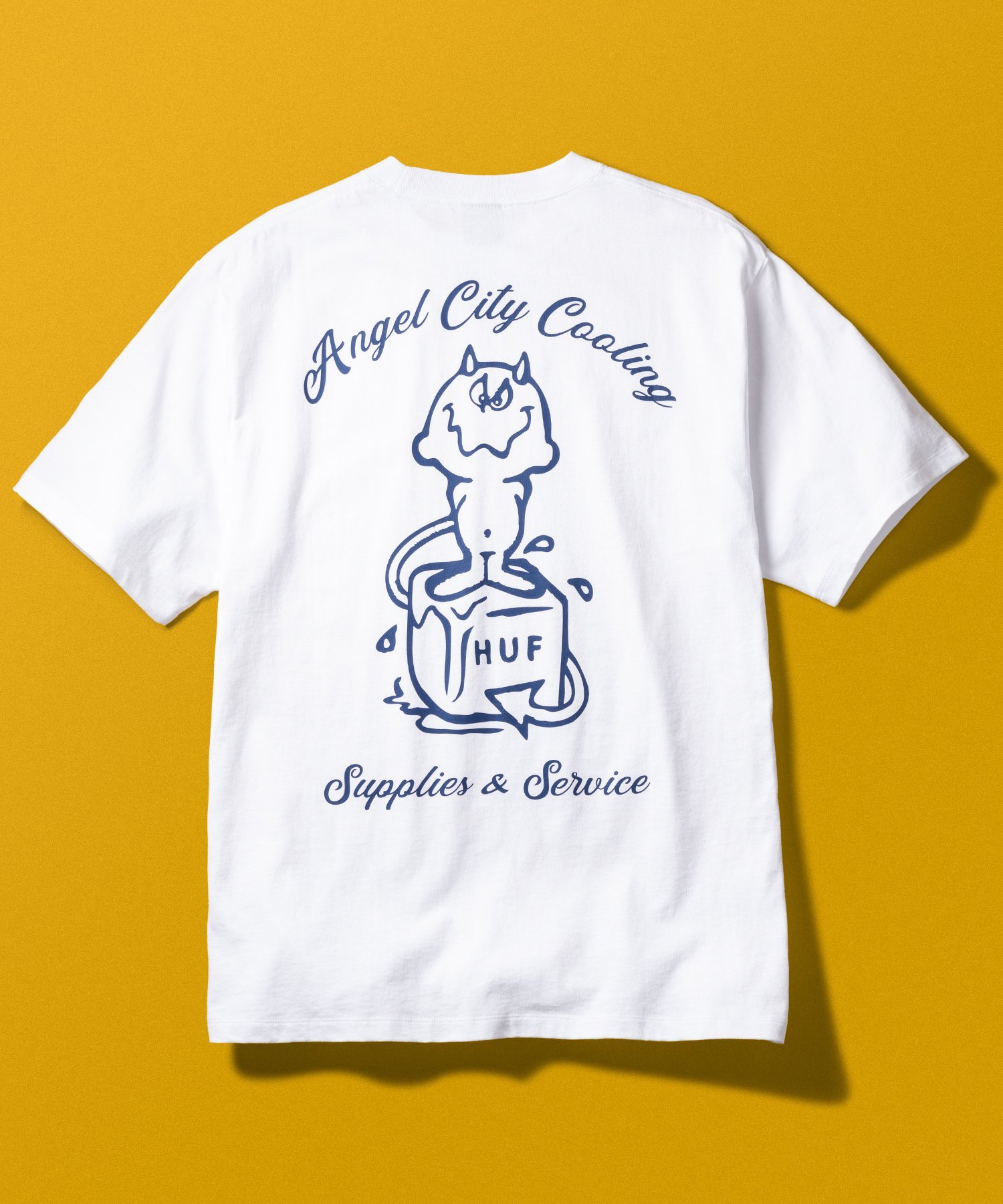 【HUF】消火栓デザイン Tシャツ ホワイト HUF】消火栓デザイン Tシャツ ホワイト