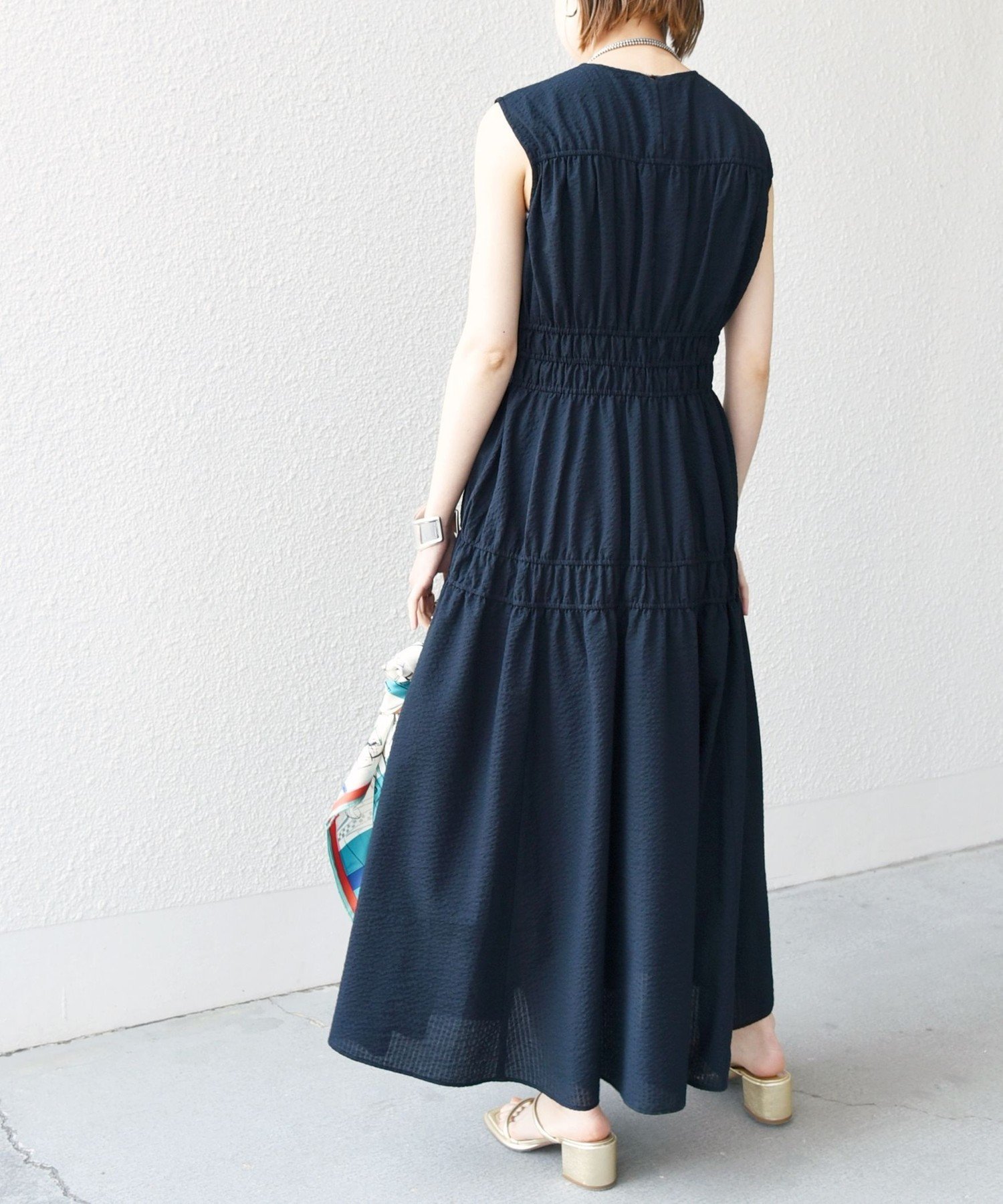 SALE／40%OFF】SHIPS WOMEN *＜手洗い可能＞シアー サッカー ゴム